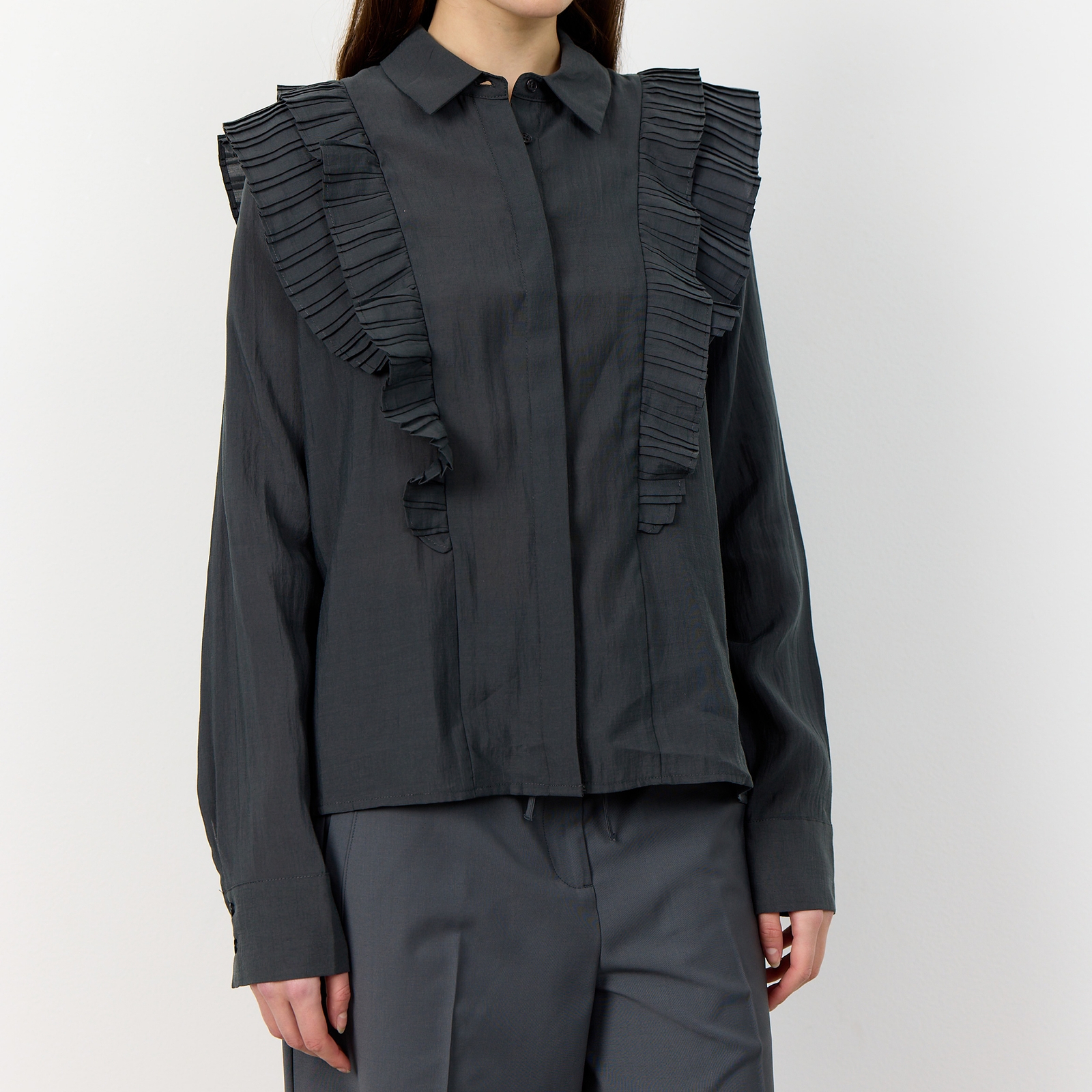 Leveté Room Karlina Lyocell-Blend Blouse - S