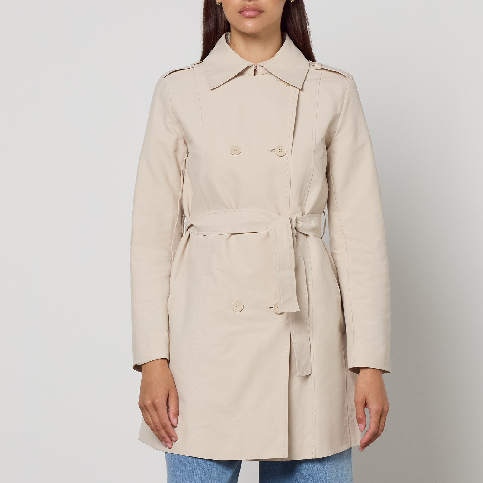 MAX&Co. Milo Cotton-Blend Gabardine Jacket - UK 12