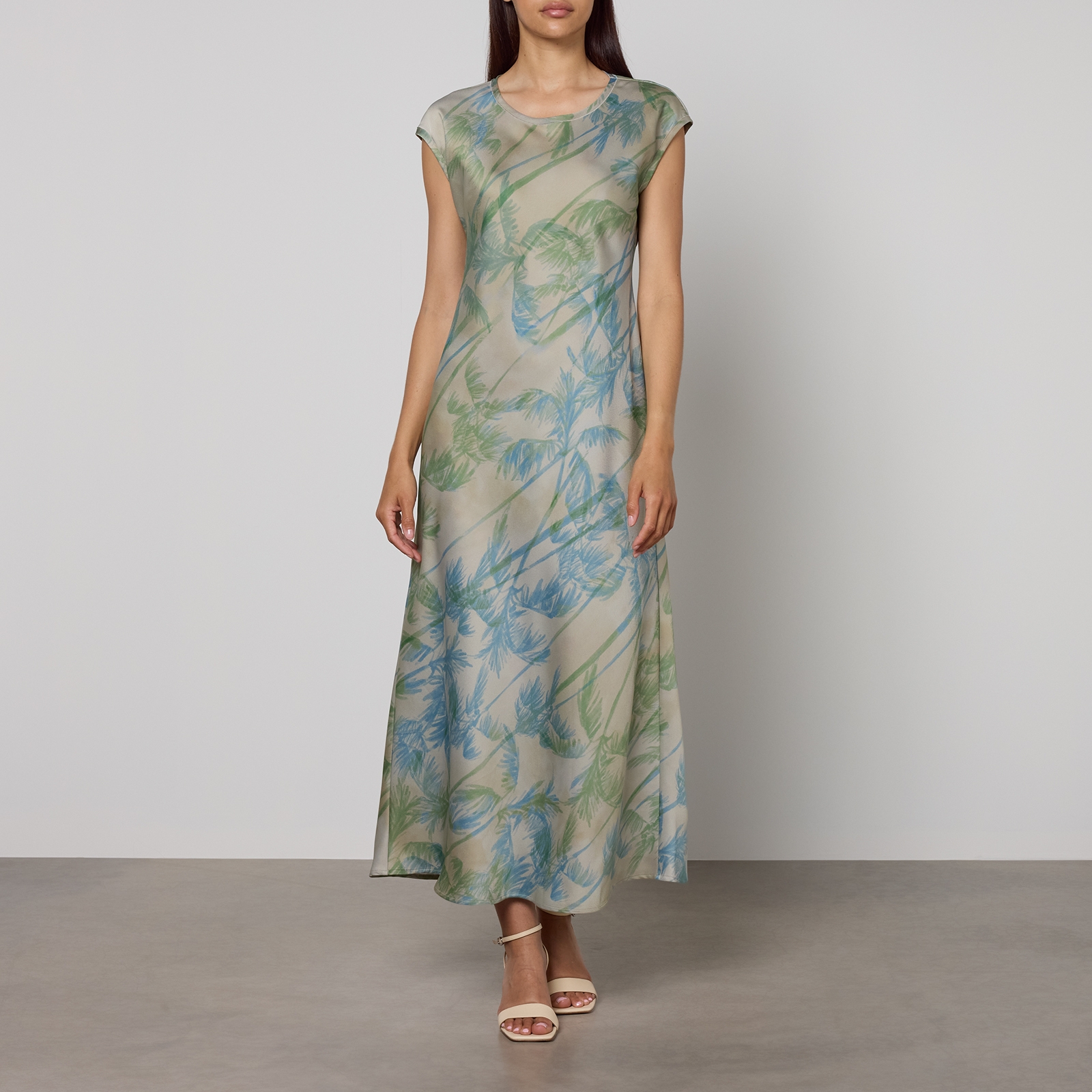 MAX&Co. Apuania Envers Satin Dress - UK 14