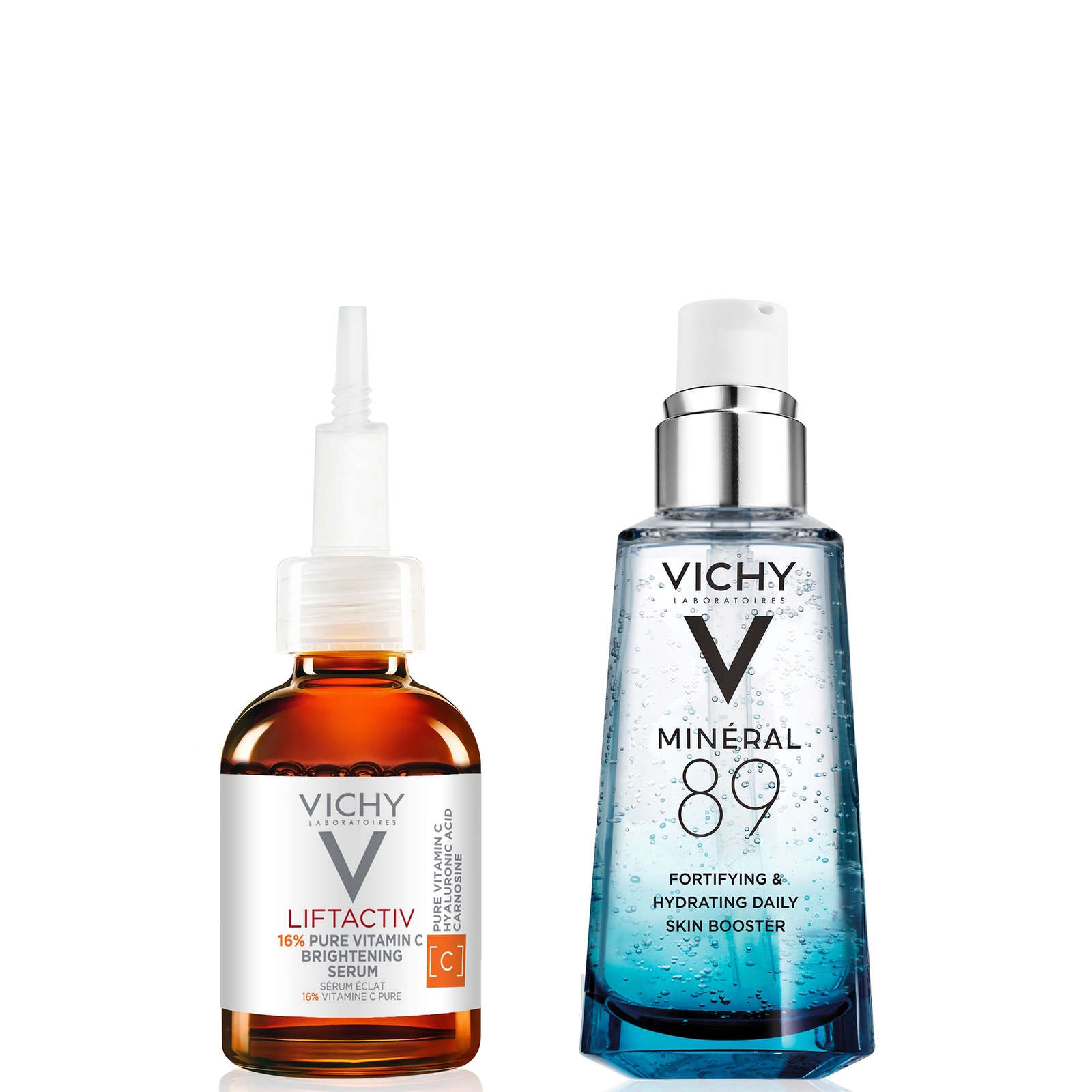 VICHY HYDRATION AND RADIANCE DUO WITH VITAMIN C AND HYALURONIC ACID ($64.98 VALUE)