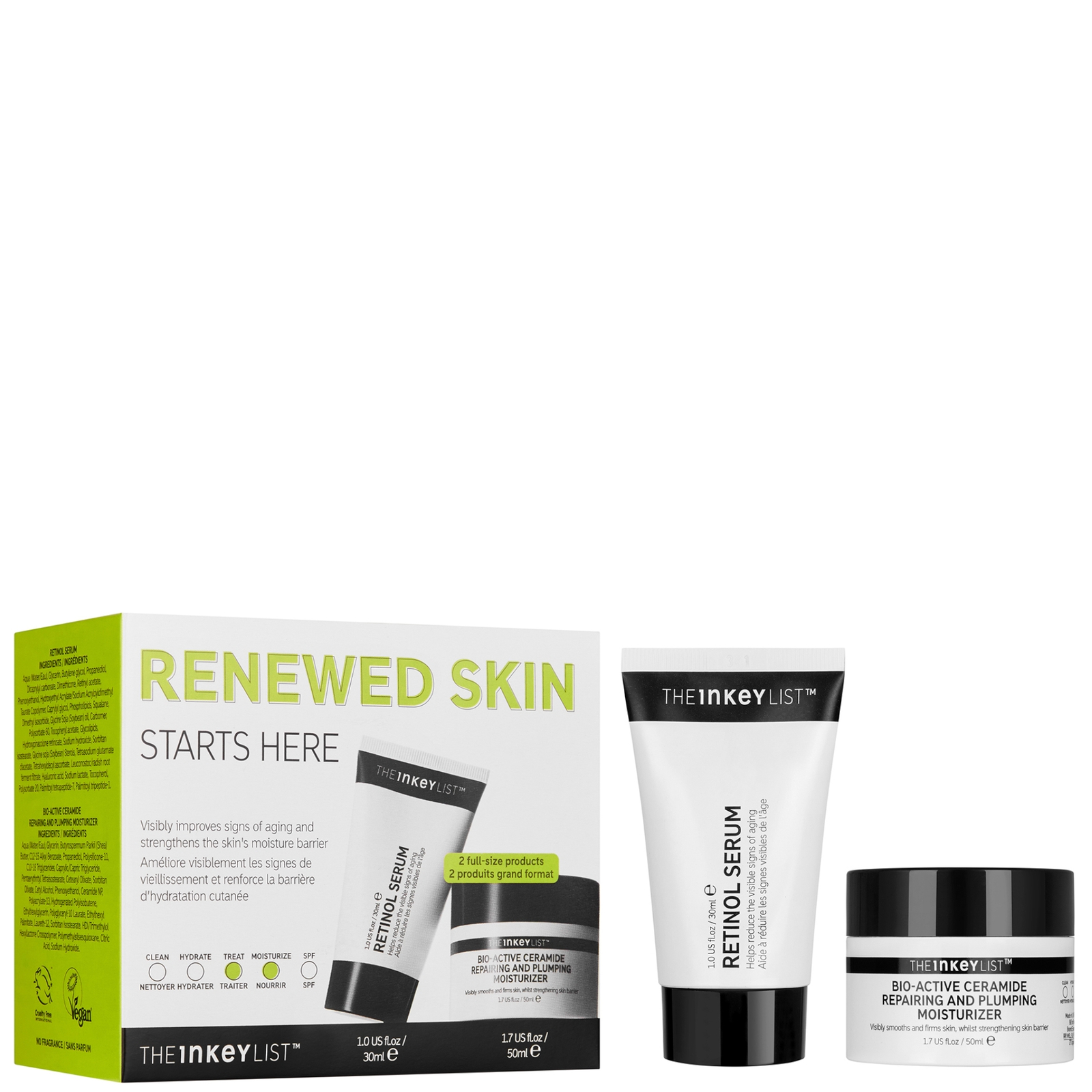 THE INKEY LIST THE INKEY LIST CHANGING SKIN KIT (WORTH £33) 