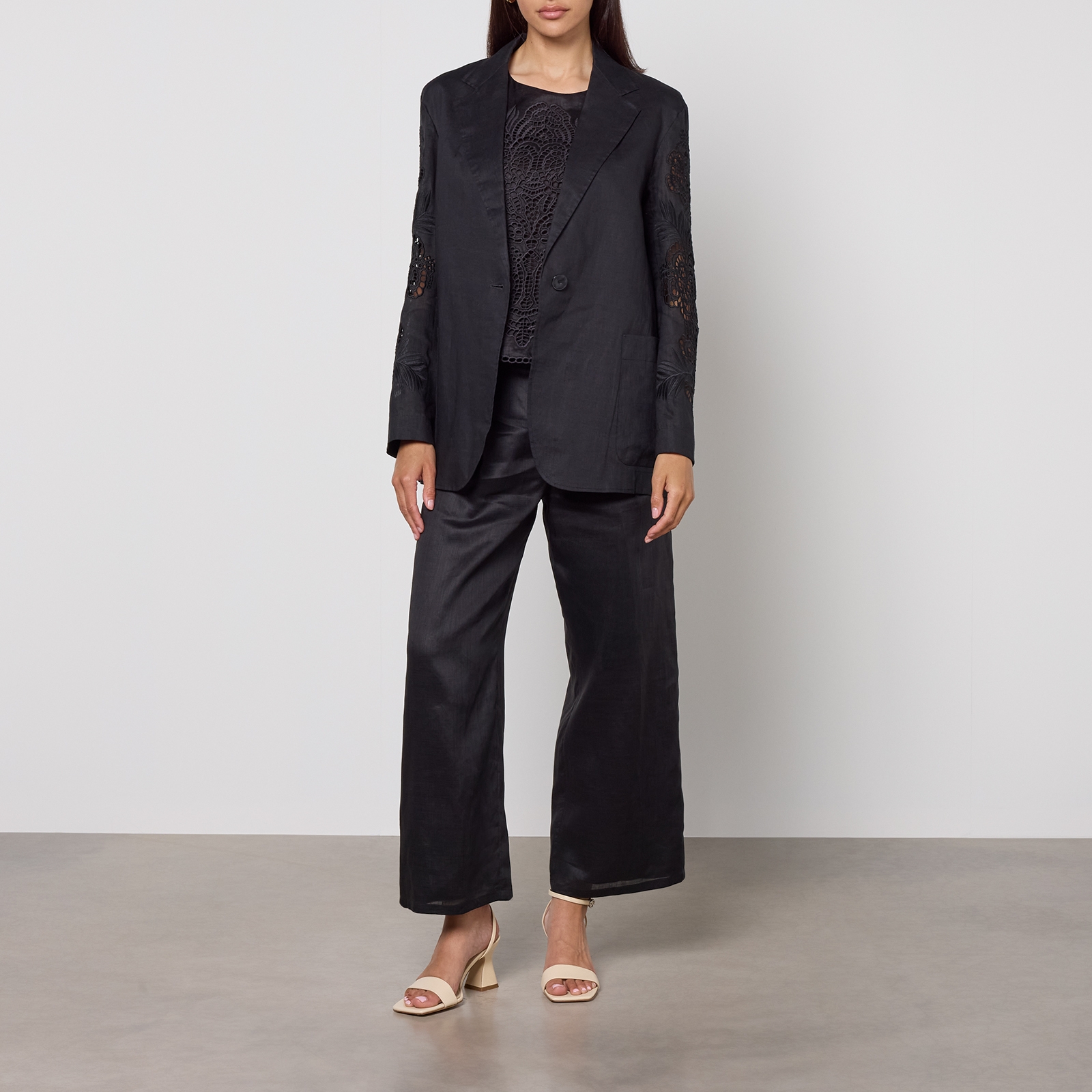 Max Mara Studio Angizia Linen Jacket - UK 10