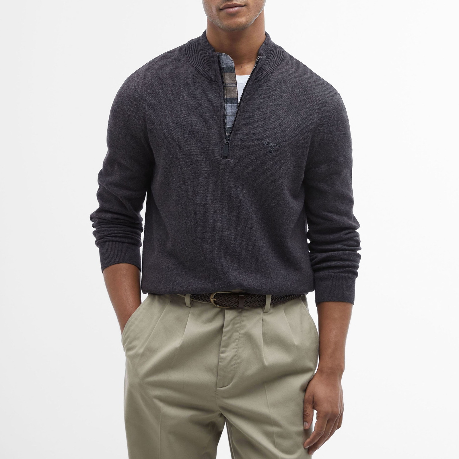 Barbour Avoch Cotton Knit Jumper – S