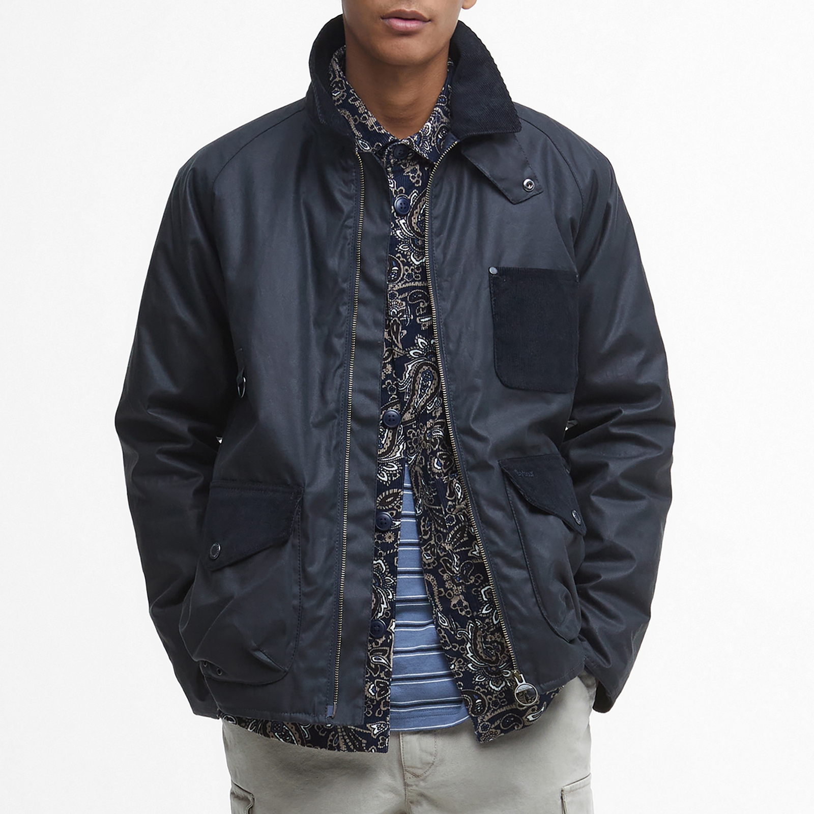 Barbour Shoreman Spey Waxed Cotton Jacket - XXL