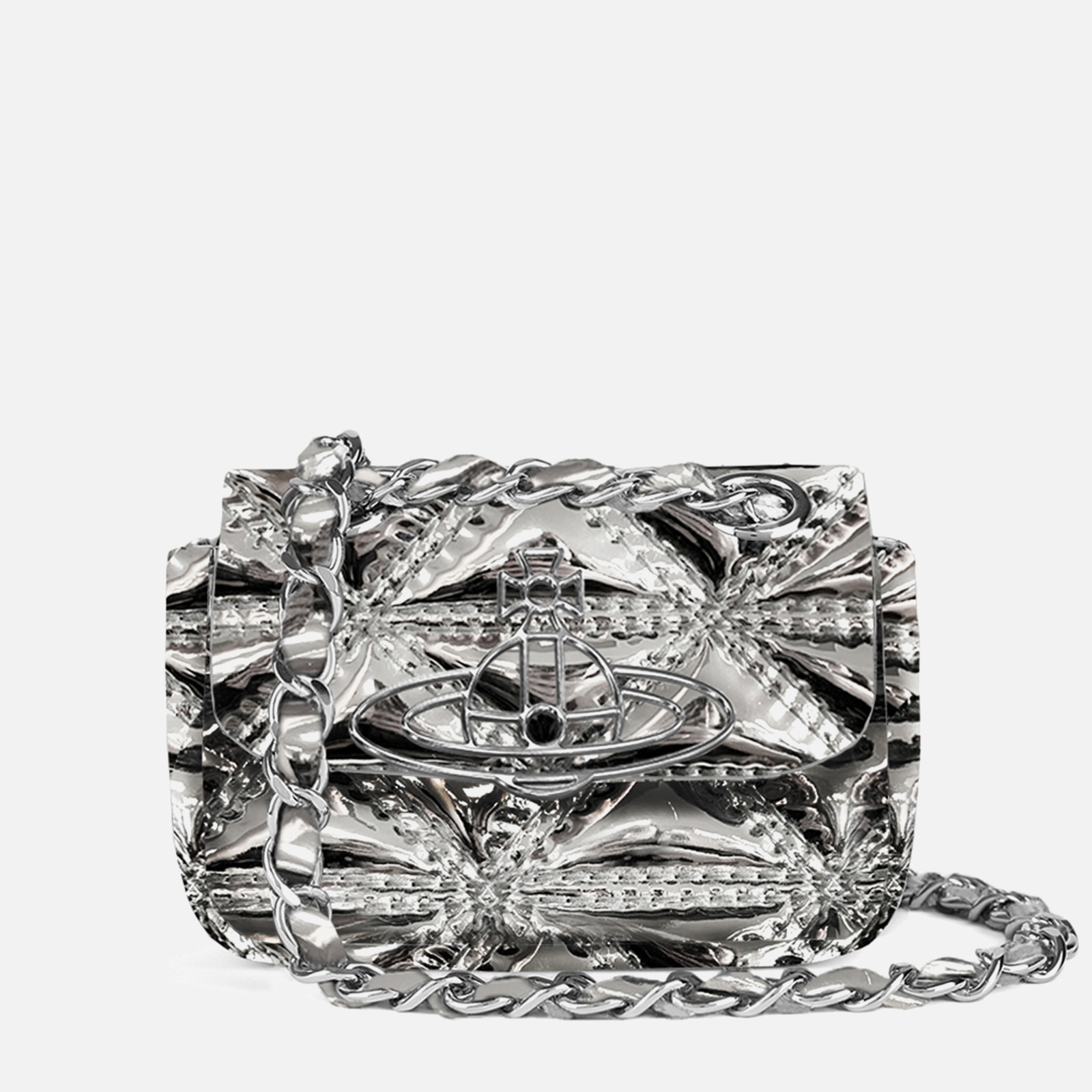 Vivienne Westwood Vinnie Chain Faux Leather Purse