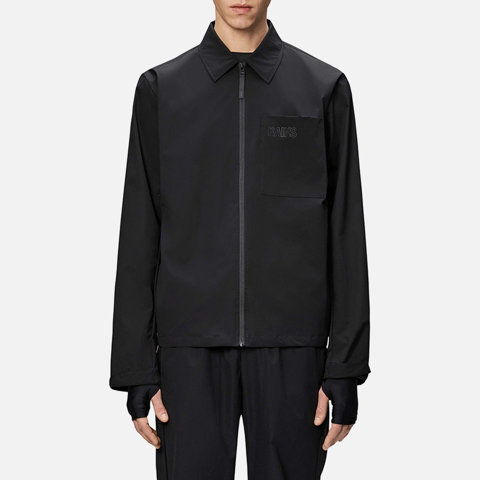 RAINS Mito Matte-Shell Overshirt - M