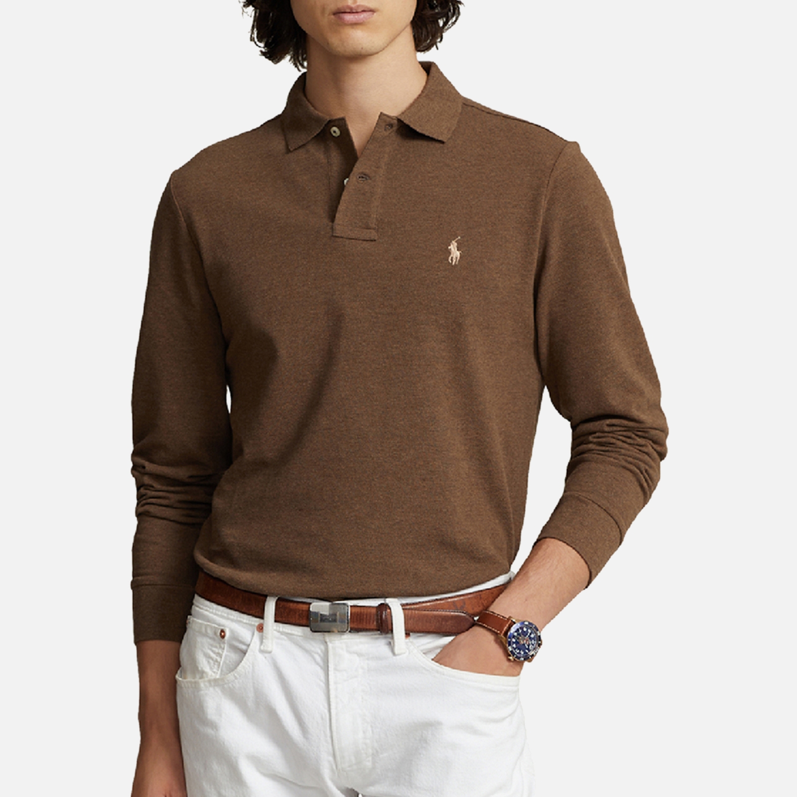 Polo Ralph Lauren Custom Slim-Fit Cotton-Piqué Polo Shirt - XXL