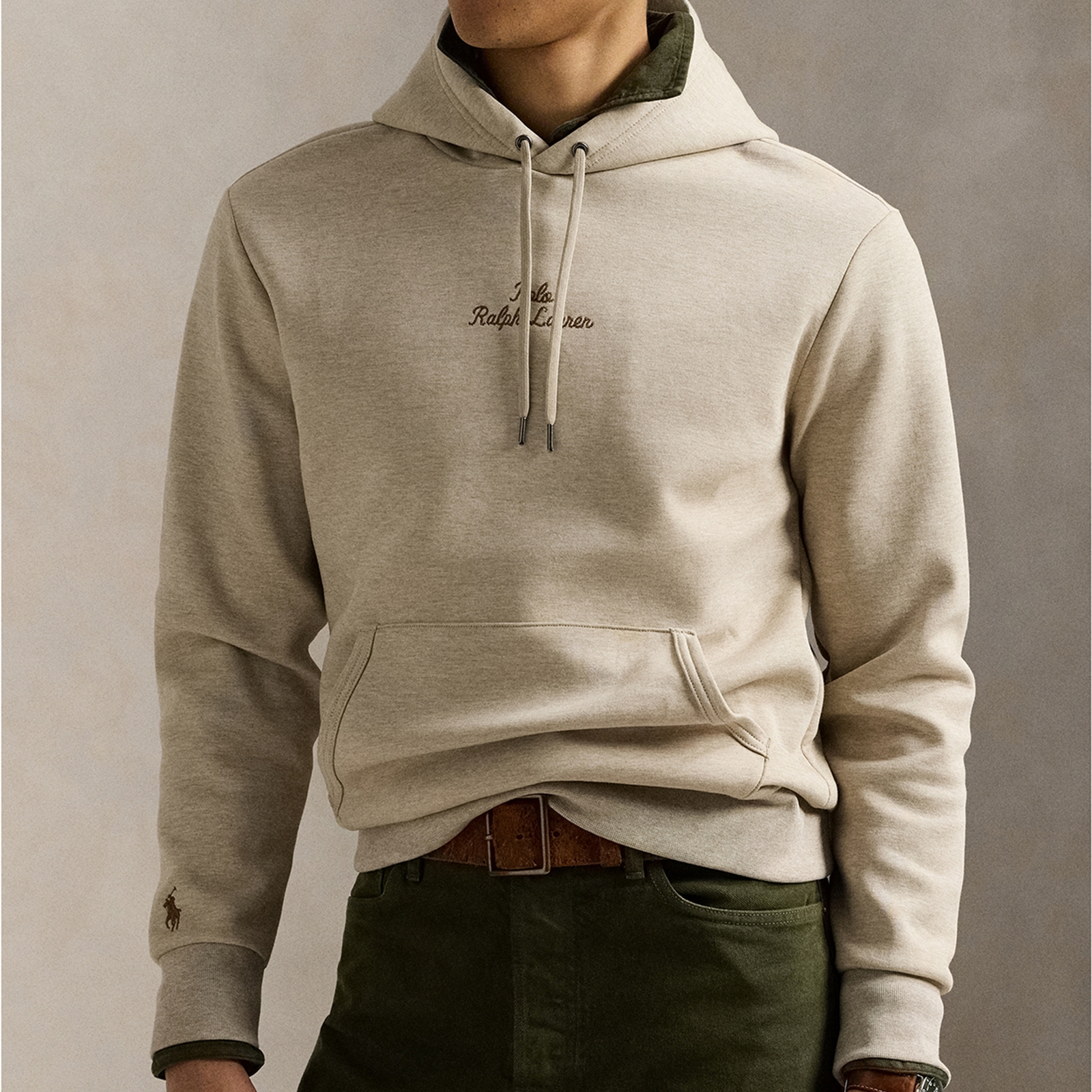 Polo Ralph Lauren Chain-Stitch Cotton-Blend Hoodie - XL
