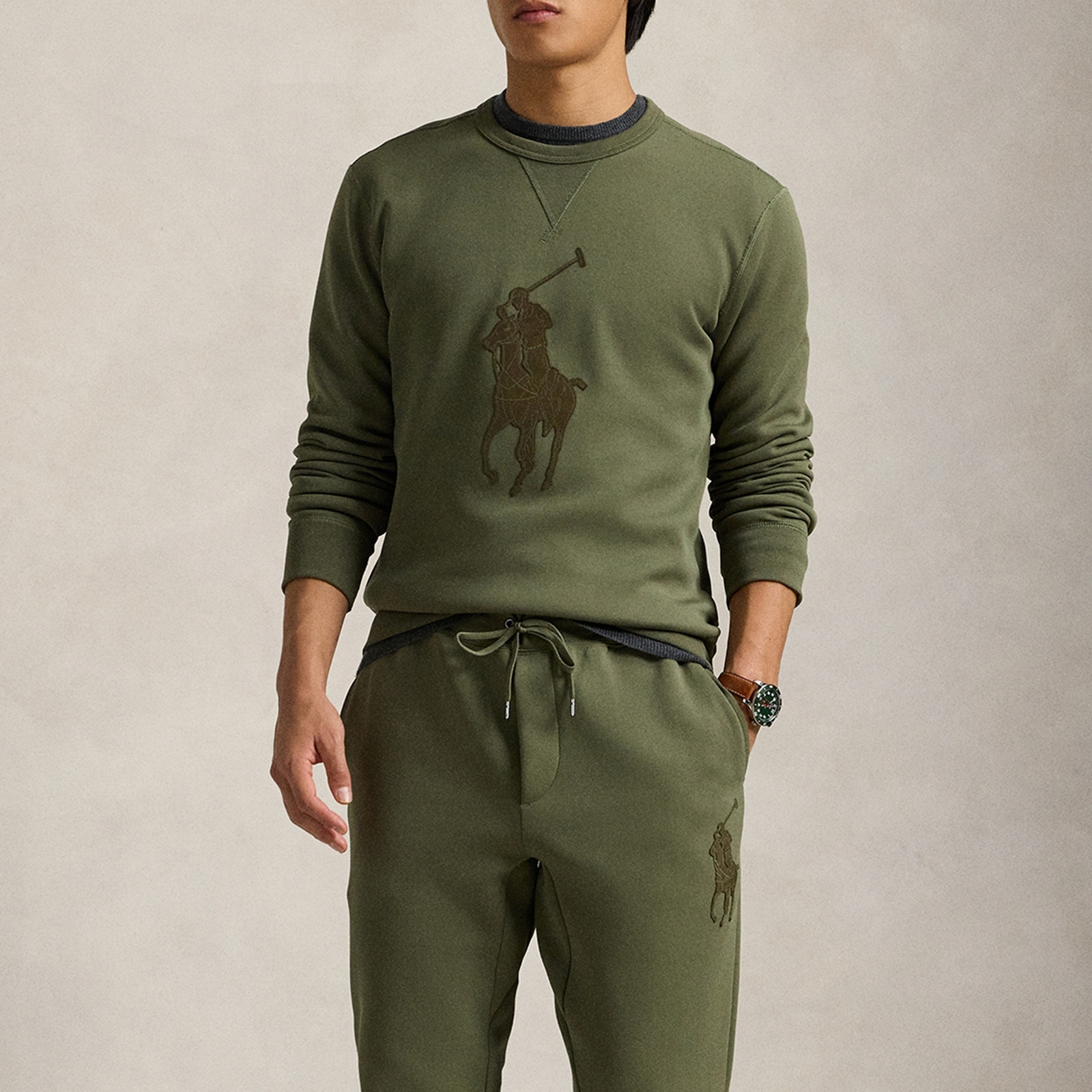 Polo Ralph Lauren Big Pony Double-Knit Sweatshirt - S