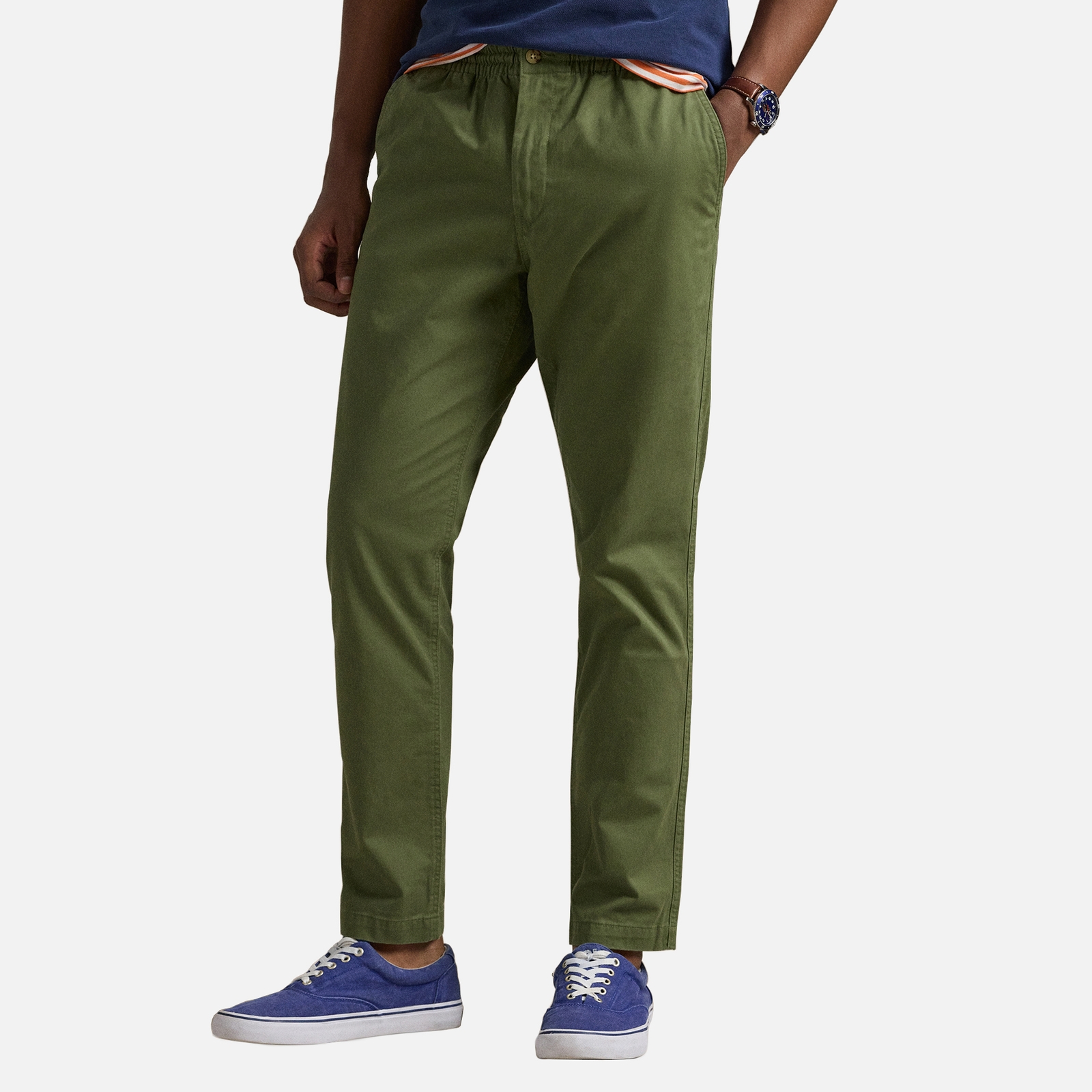 Polo Ralph Lauren Cotton-Blend Twill Trousers - L