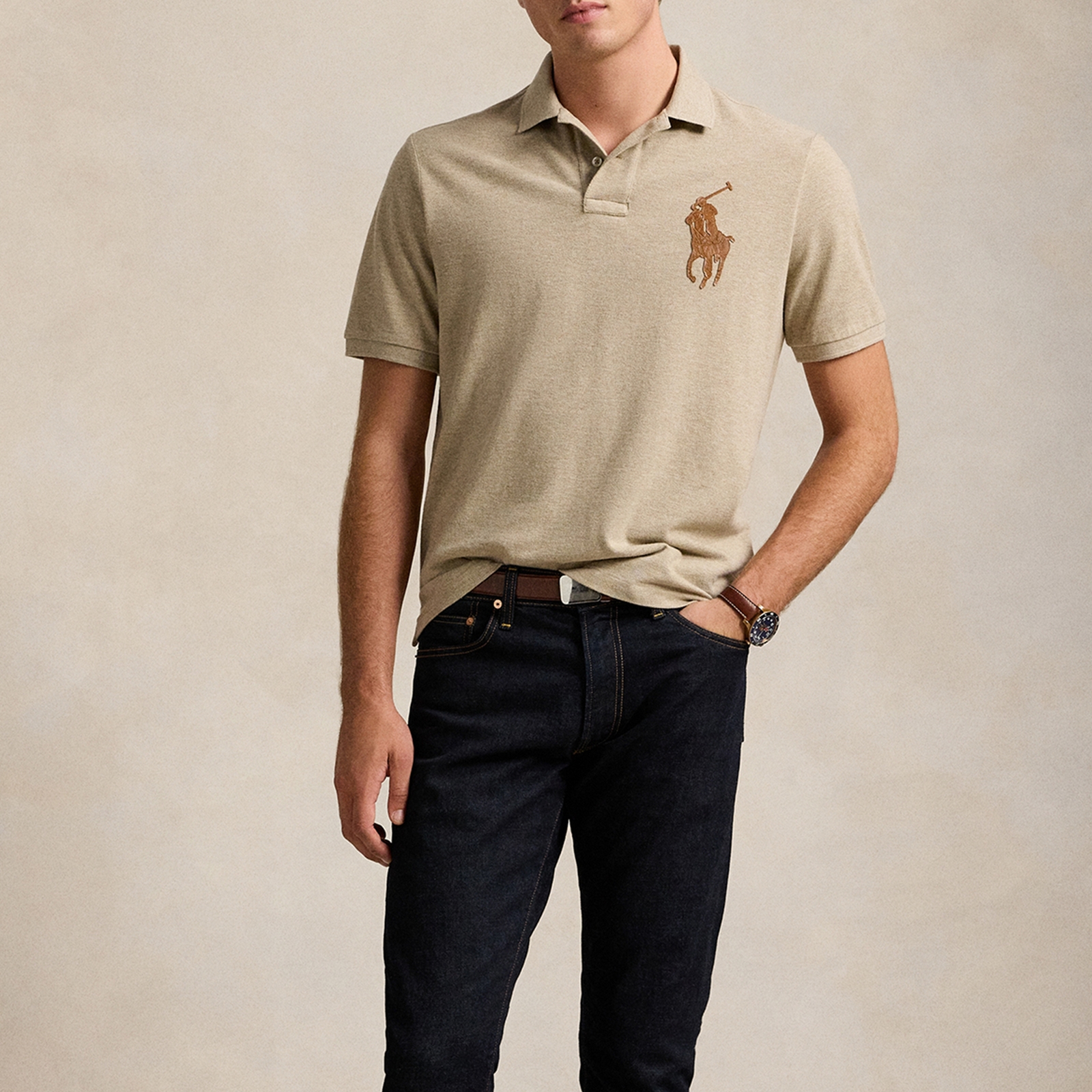 Polo Ralph Lauren Big Pony Cotton-Piqué Polo Shirt - L