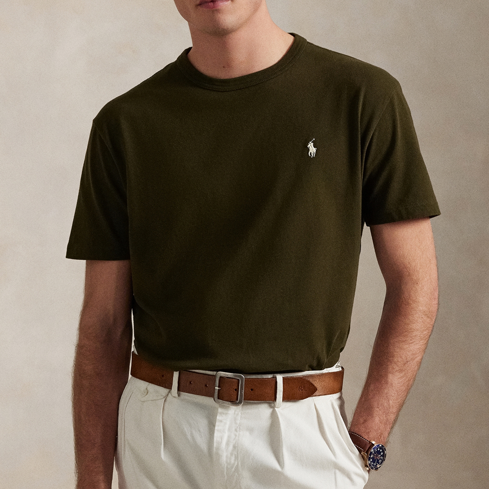 Polo Ralph Lauren Loopback Cotton-Jersey T-Shirt - XXL