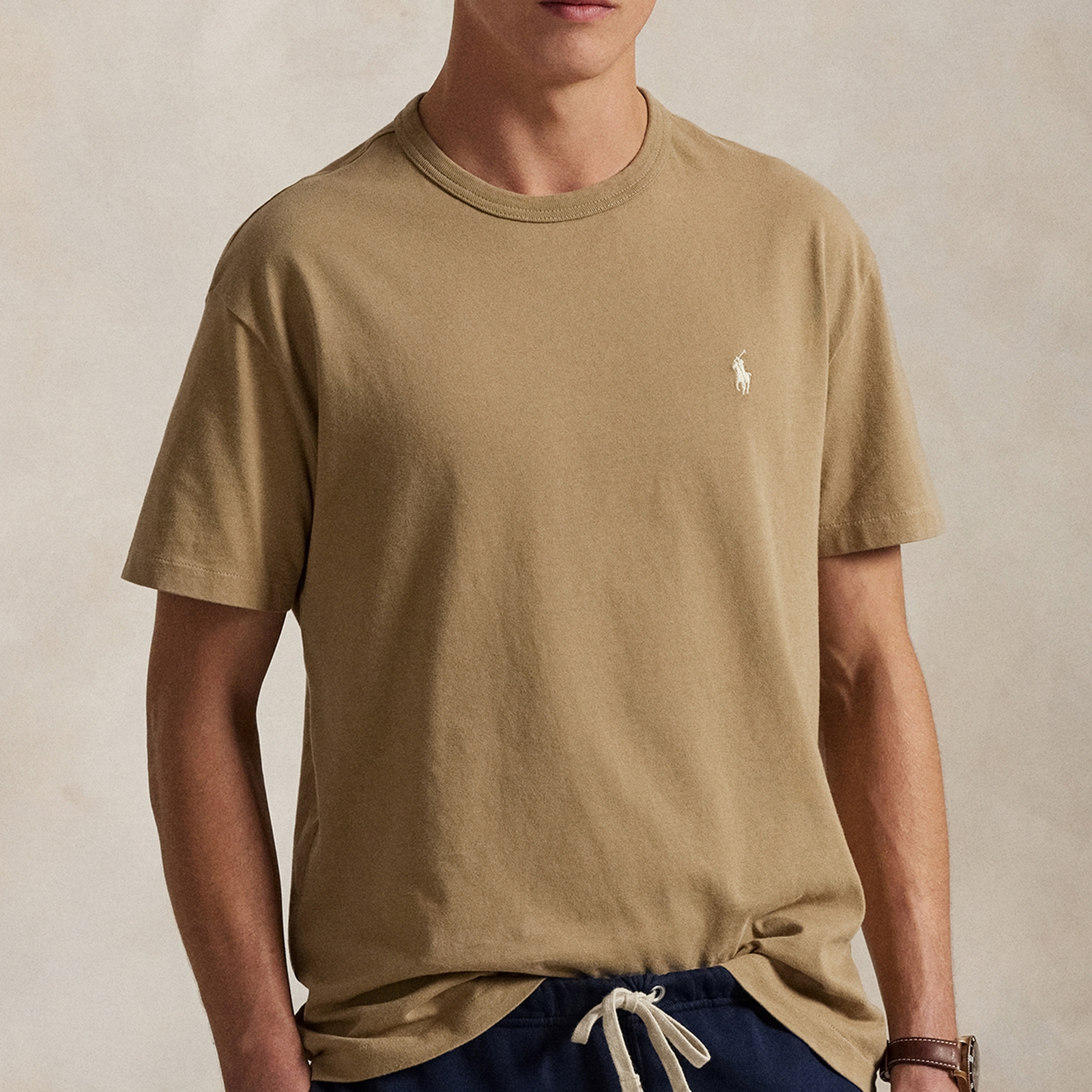 Polo Ralph Lauren Loopback Cotton-Jersey T-Shirt - M