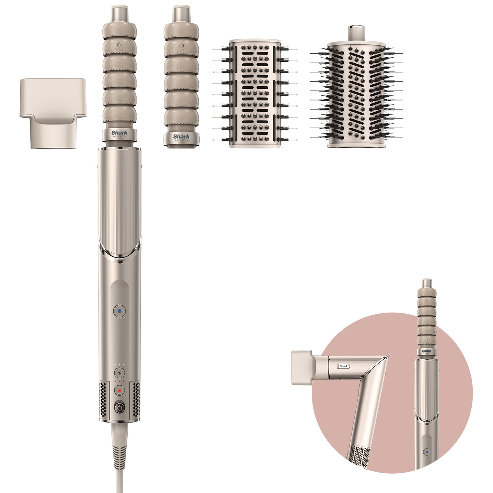 Shark Beauty Flexstyle 4-in-1 Air Styler And Hair Dryer - Stone