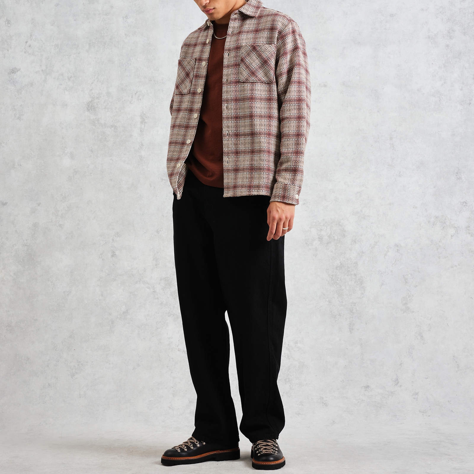 Wax London Whiting Checked Cotton-Blend Overshirt - M