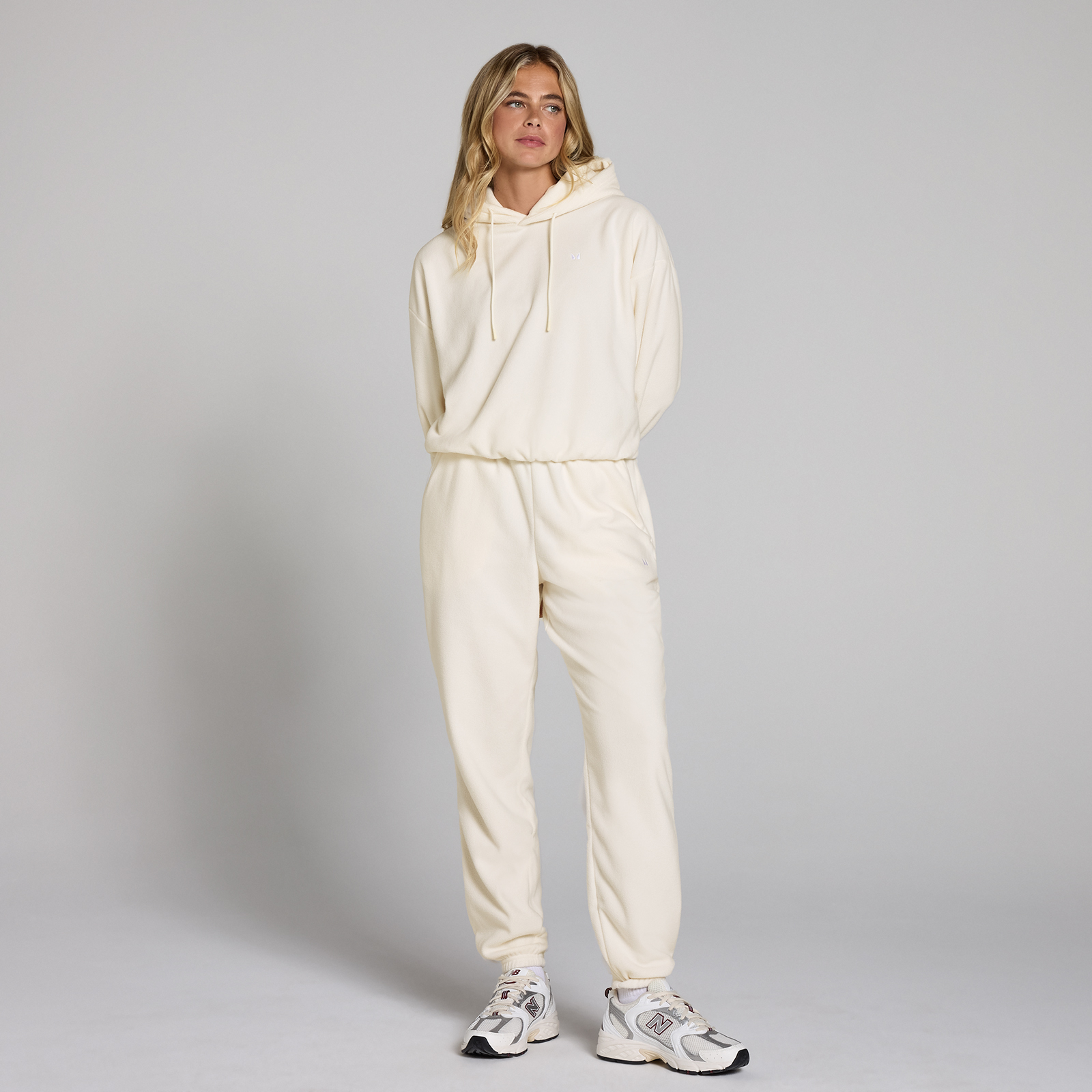 5059883392134 - MP Damen Fleece-Jogginghose – Helles Cremeweiß - S