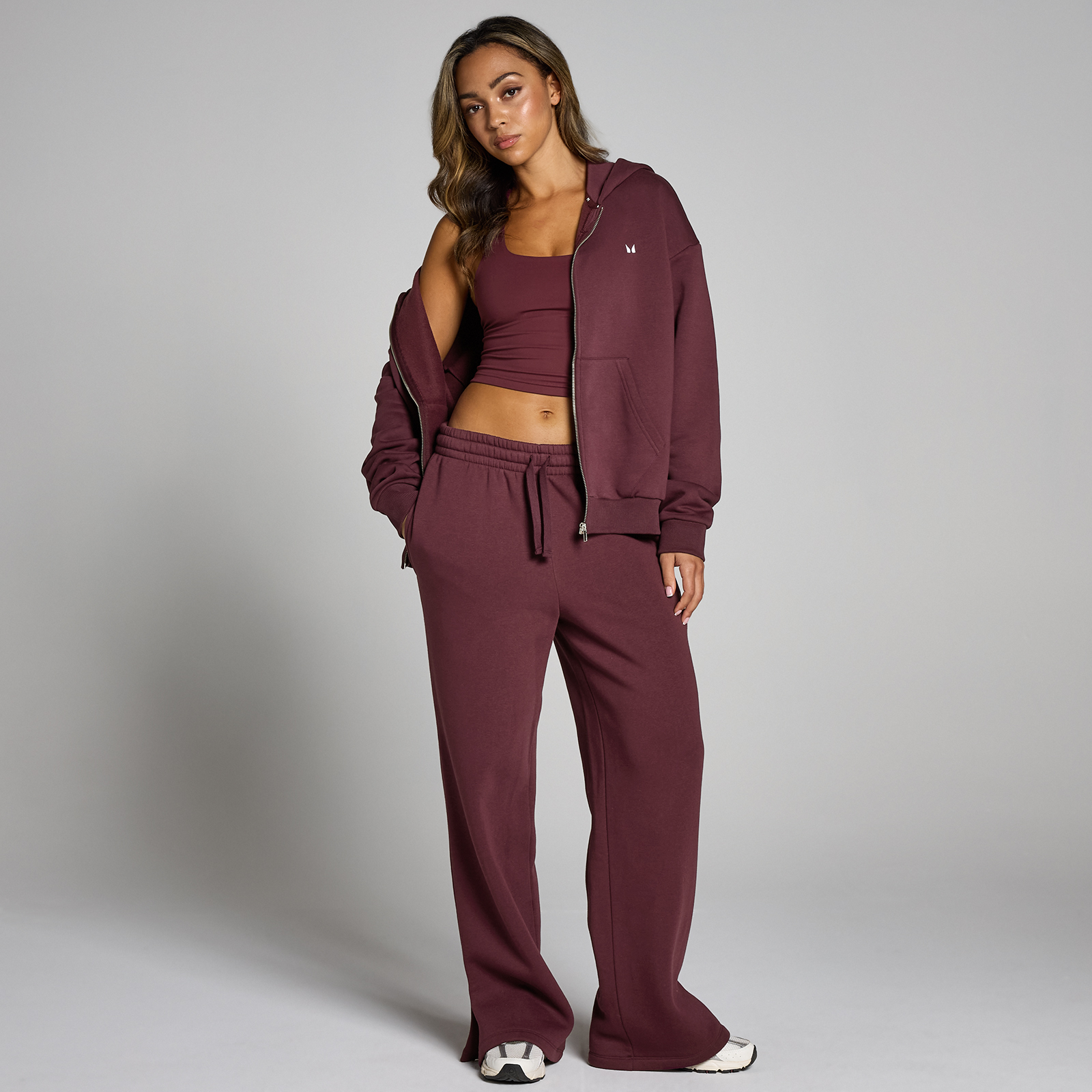 5059883392554 - MP Damen Basics Jogginghose mit geradem Bein – Dunkle Beere - XXL