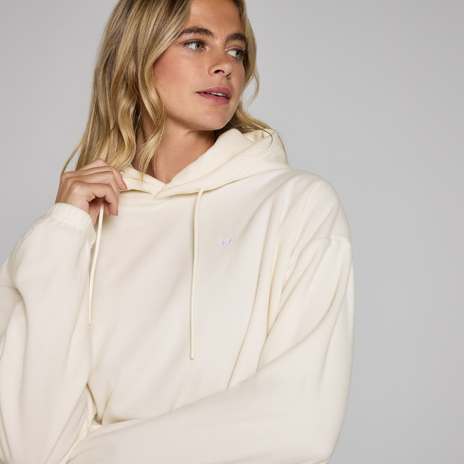 Thumbnail - MP Damen Fleece-Kapuzenpulli – Helles Cremeweiß - L