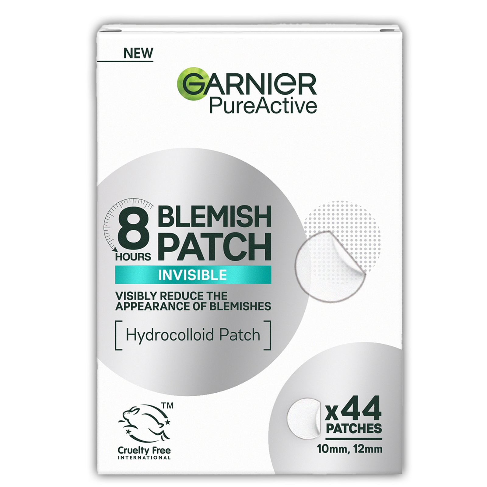 

Garnier Pure Active 8hr Invisible Hydrocolloid Blemish Patch Cruelty Free & Vegan - 44 patches