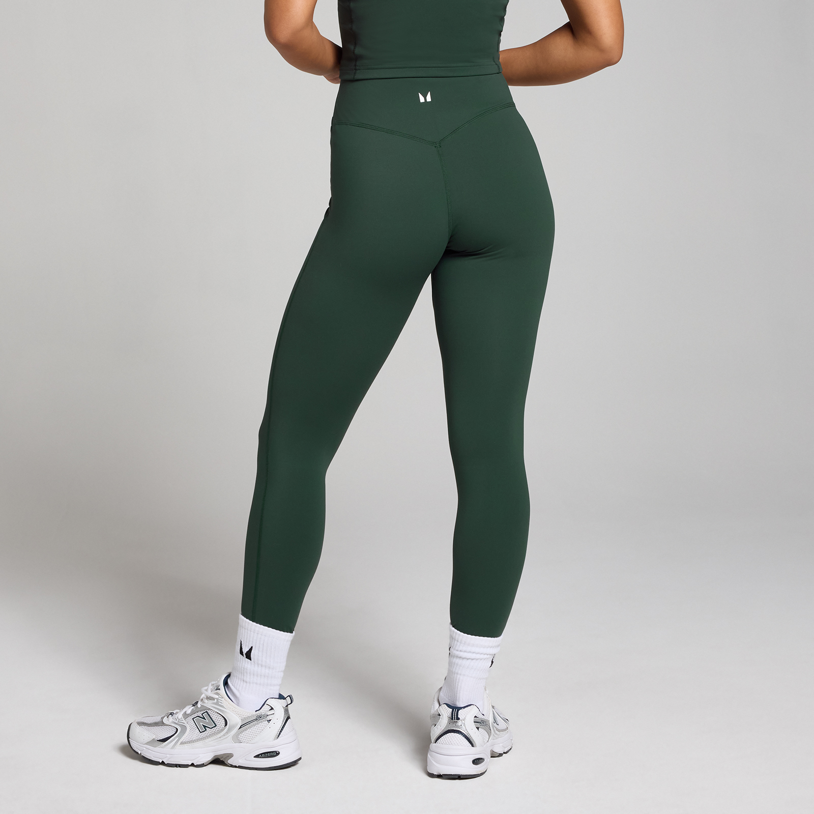 MP Damen Tempo Leggings – Dunkles Smaragdgrün - XL