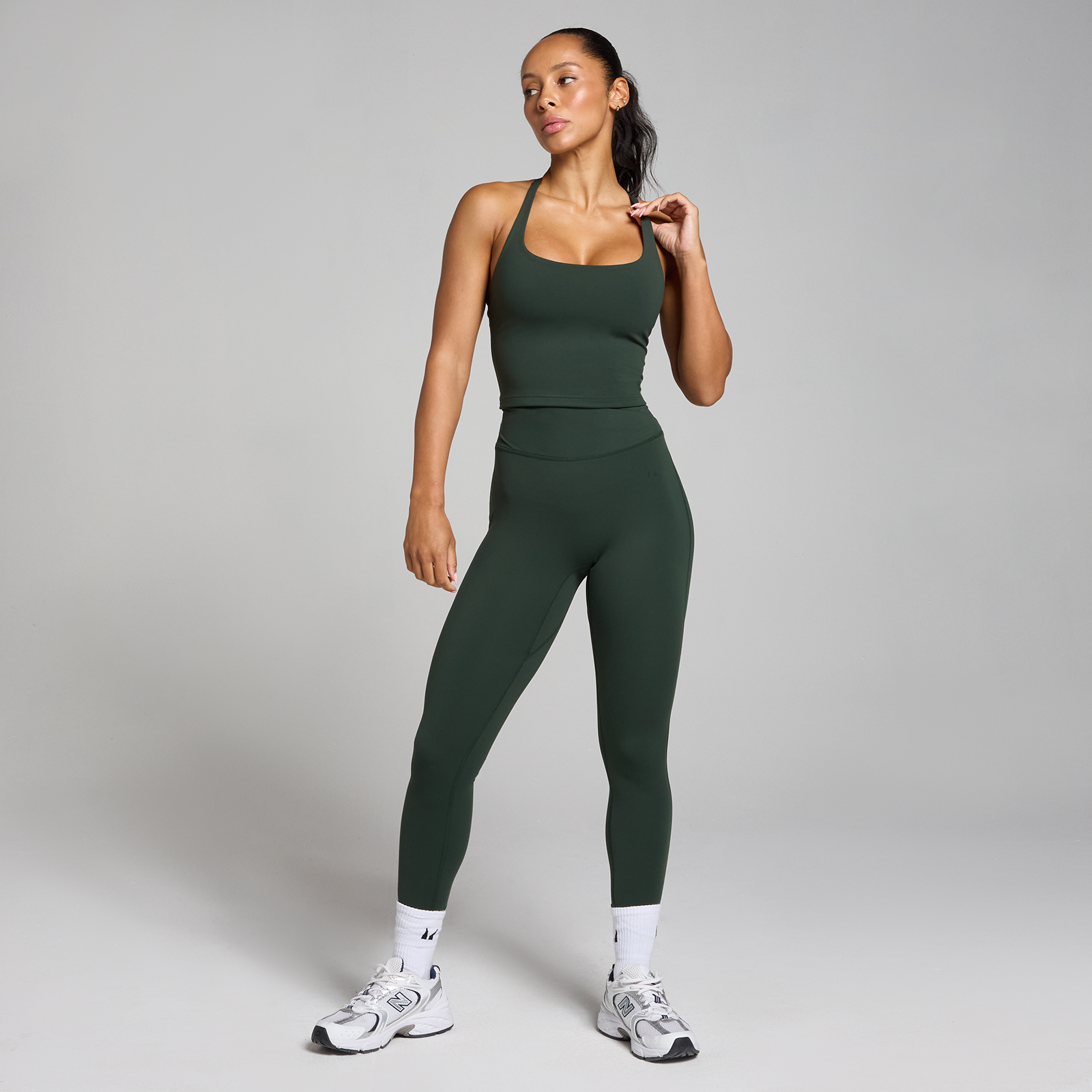 5059883392578 - MP Damen Tempo Riemchentop mit Racerback – Dunkles Smaragdgrün - S 5059883392578 - MP Damen Tempo Riemchentop mit Racerback – Dunkles Smaragdgrün - S