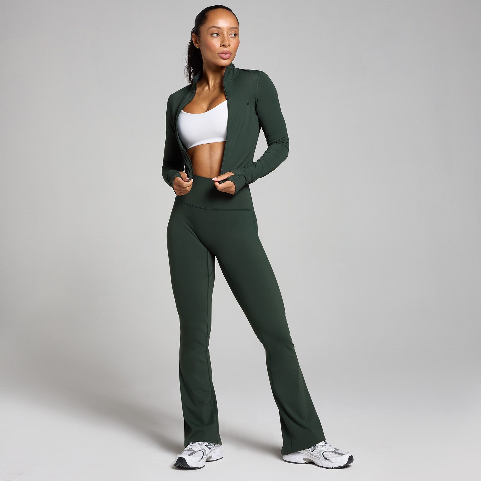 5059883392769 - MP Damen Tempo Crop-Jacke – Dunkles Smaragdgrün - M 5059883392769 - MP Damen Tempo Crop-Jacke – Dunkles Smaragdgrün - M