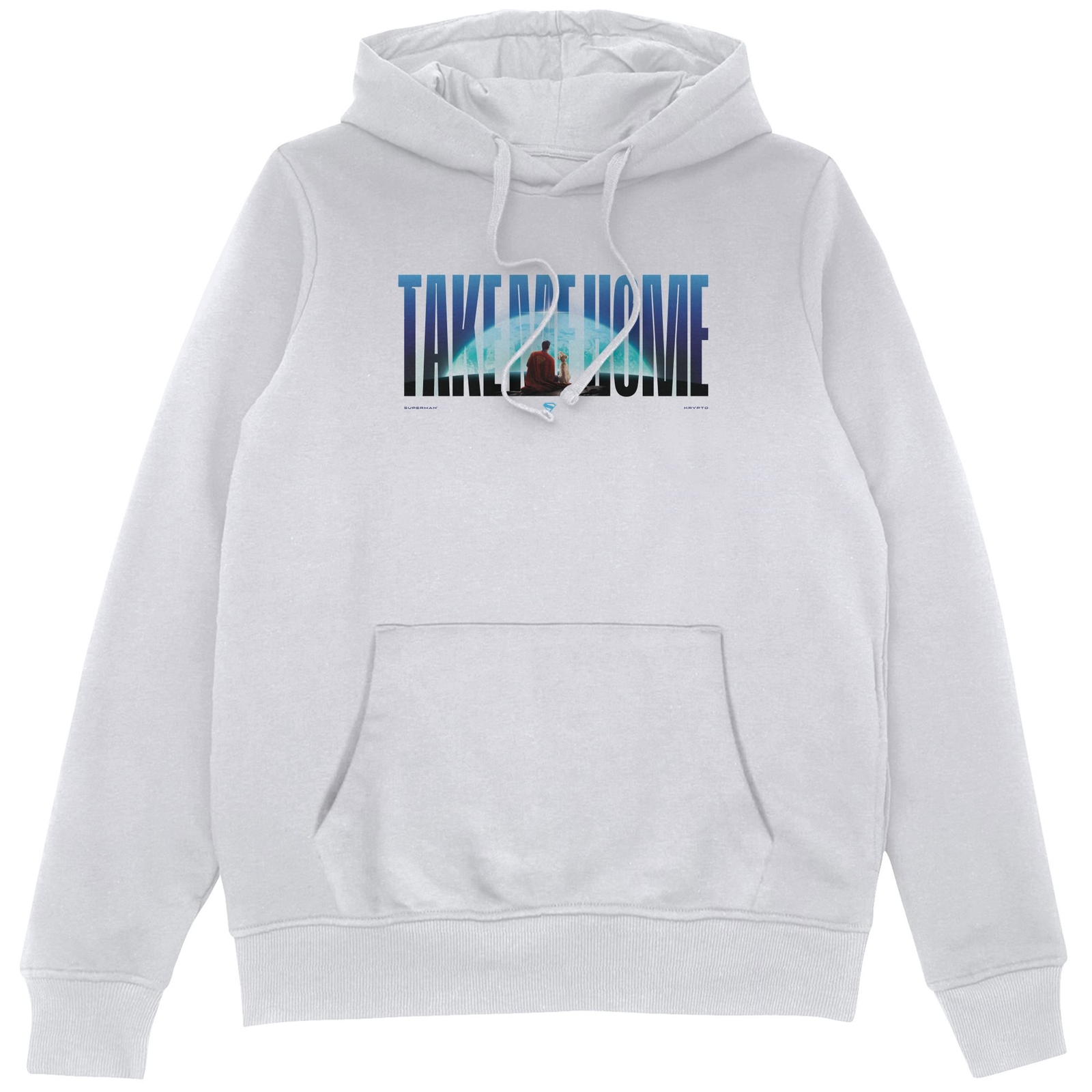 Superman Banner Hoodie - White - S