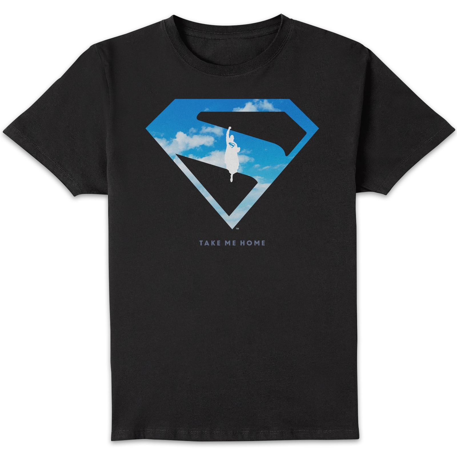 Superman Flight Unisex T-Shirt - Black - L