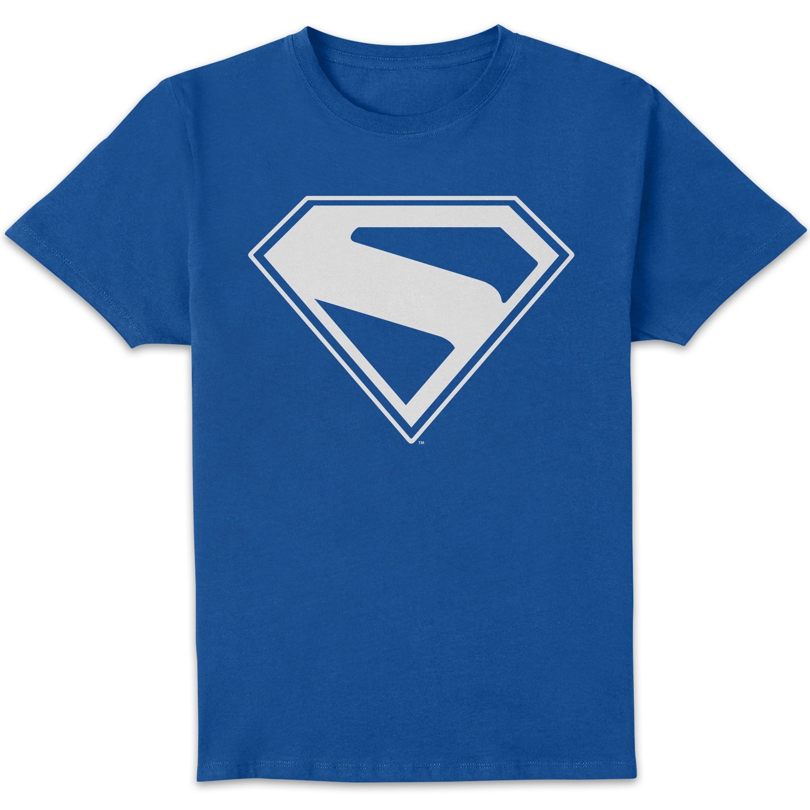 Superman Simple Sheild Unisex T-Shirt - Blue - XS