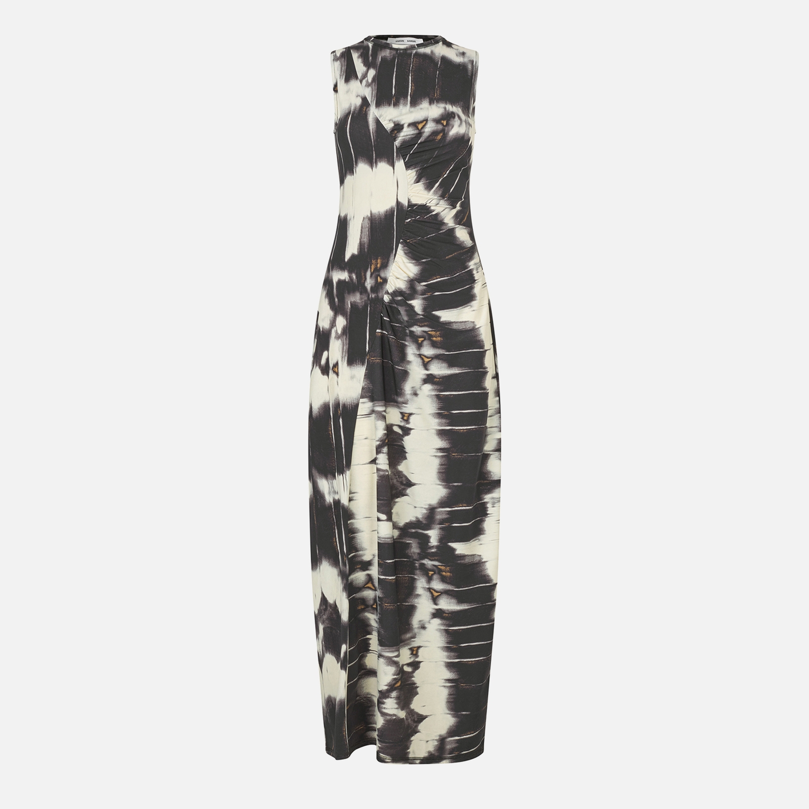Samsøe Samsøe Saandreas 15575 Stretch-Jersey Dress - S - WINDOWS BLACK