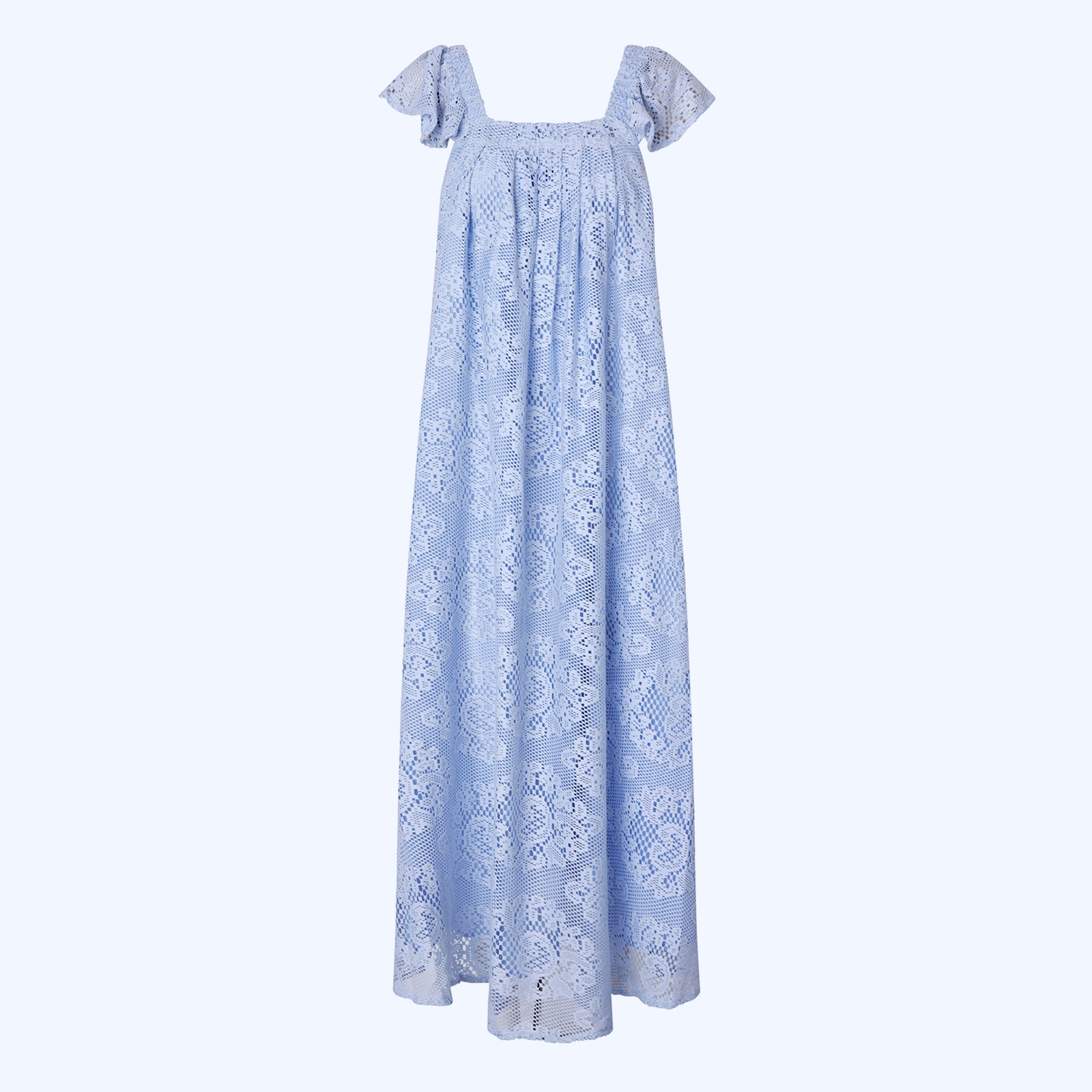 Lollys Laundry MilanLL SL Cotton-Blend Lace Midi Dress - M