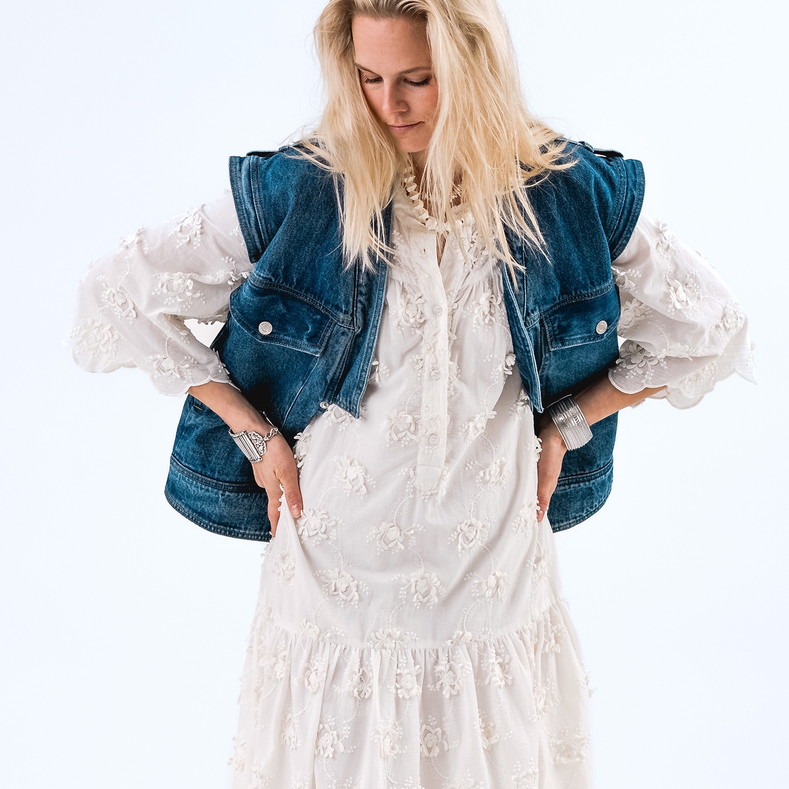Lollys Laundry SamLL Denim Vest - S