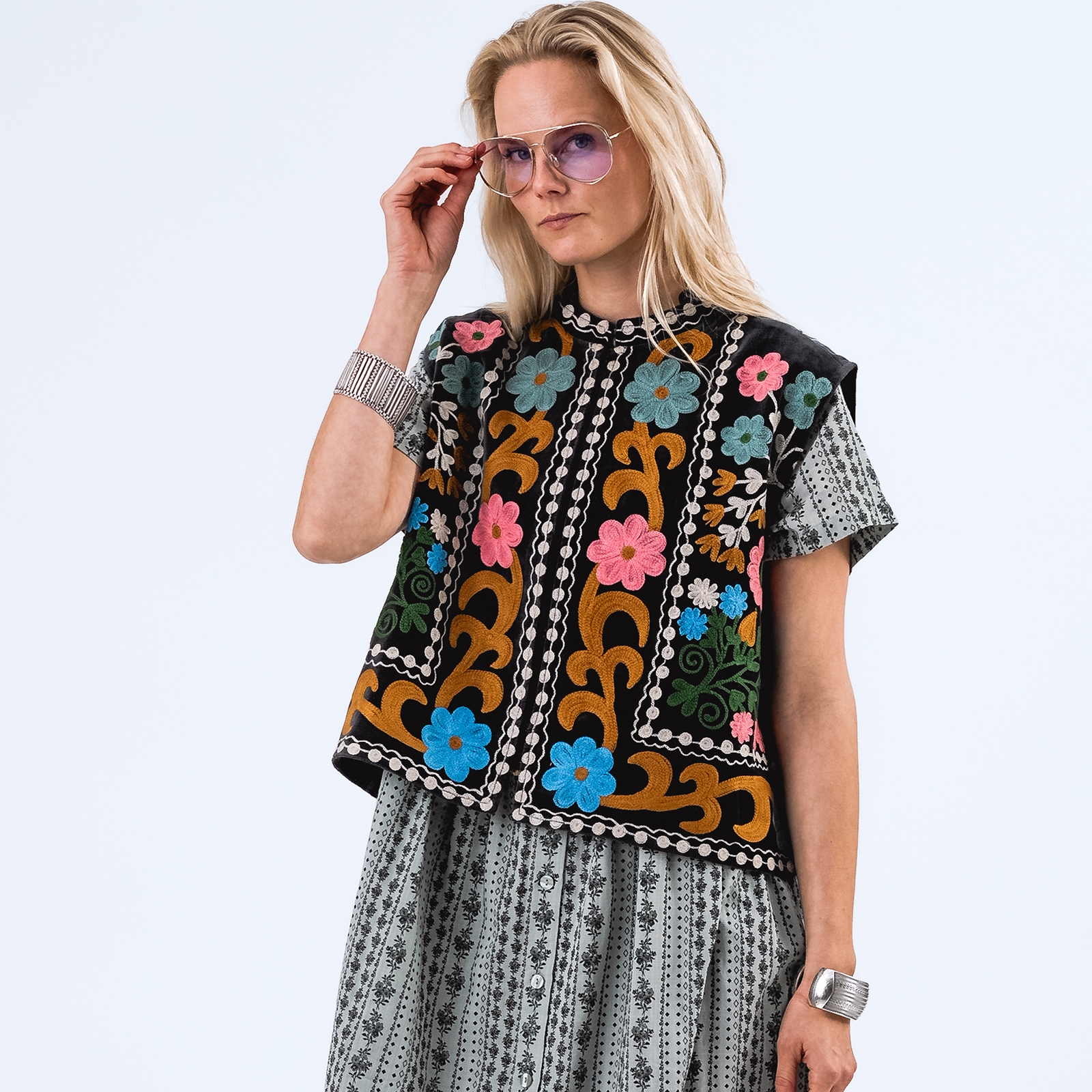 Lollys Laundry BinLL SL Velour Vest - XL