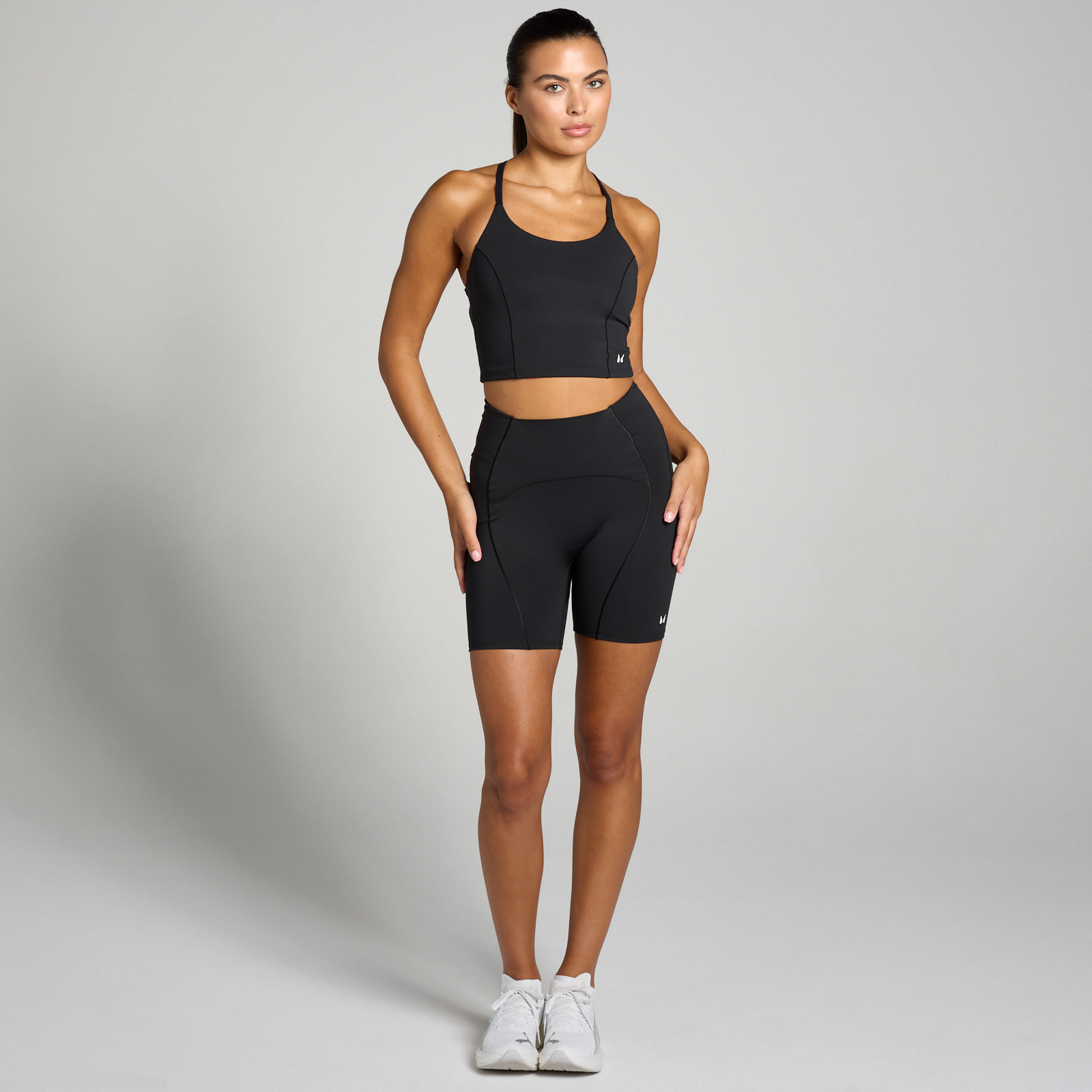 5059883394657 - MP Damen Tempo Ultra Curved Seam Shorts – Schwarz - XXL 5059883394657 - MP Damen Tempo Ultra Curved Seam Shorts – Schwarz - XXL