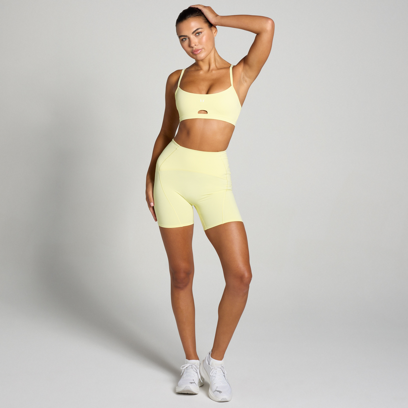 Thumbnail - MP Damen Tempo Ultra Curved Seam Shorts – Zitrone - XS