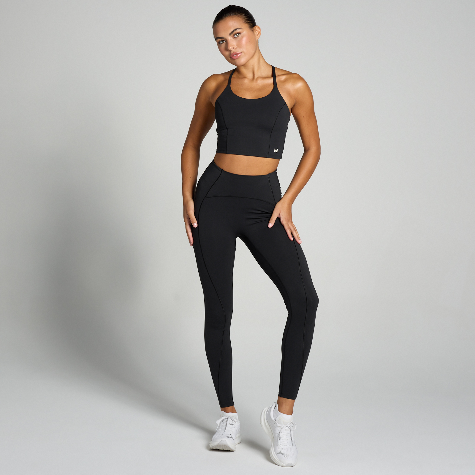 5059883394466 - MP Damen Tempo Ultra Curved Seam Leggings – Schwarz - XL
