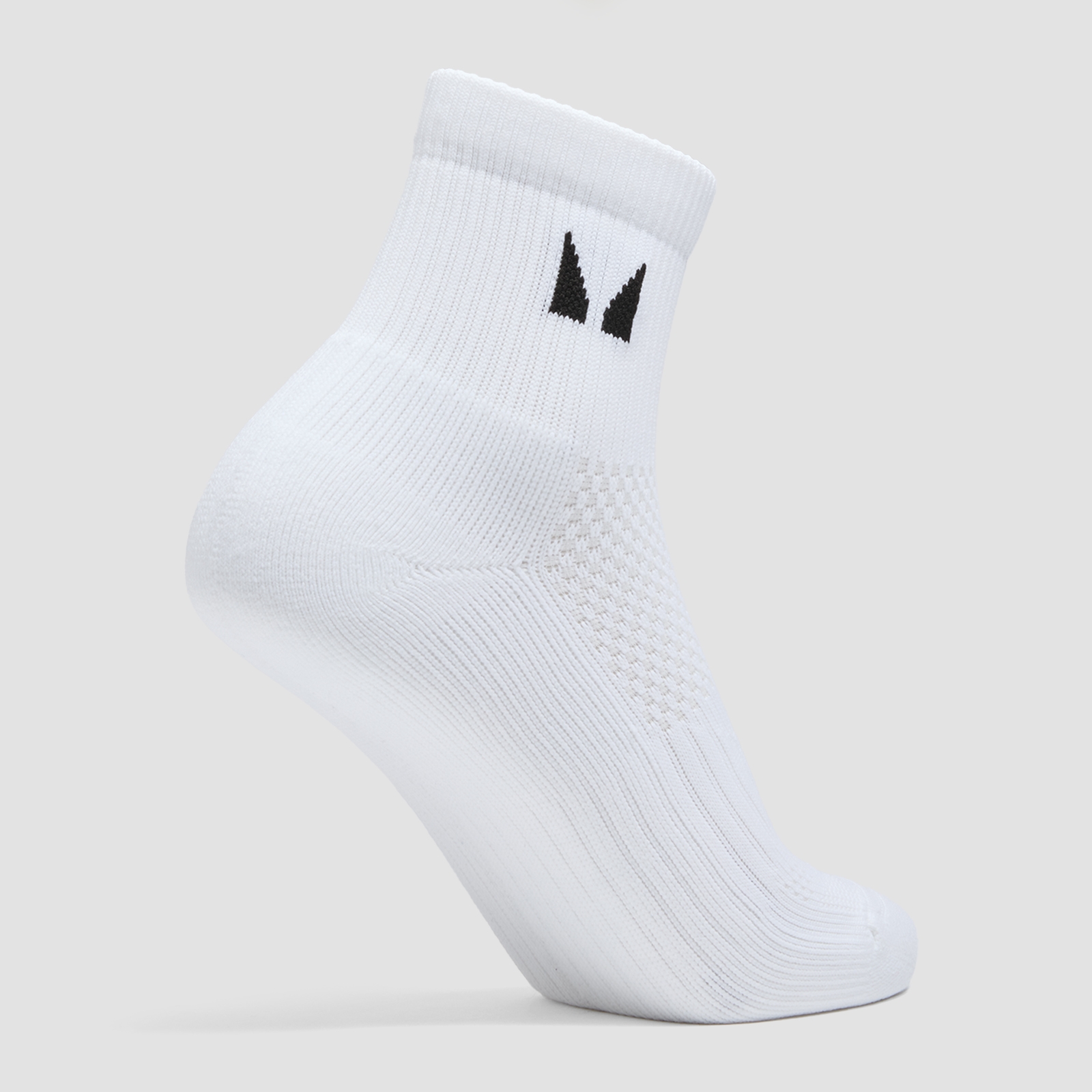 MP knöchellange Laufsocken – Weiß - UK 2-5