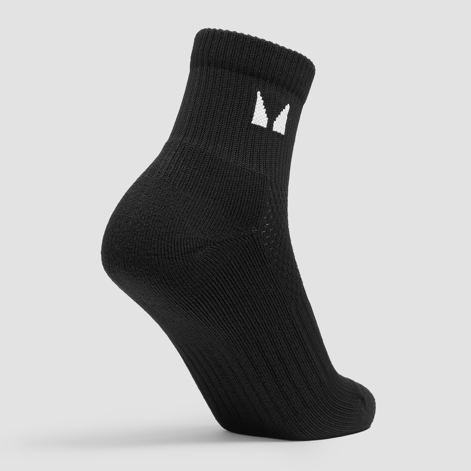 MP knöchellange Laufsocken – Schwarz - UK 12-14