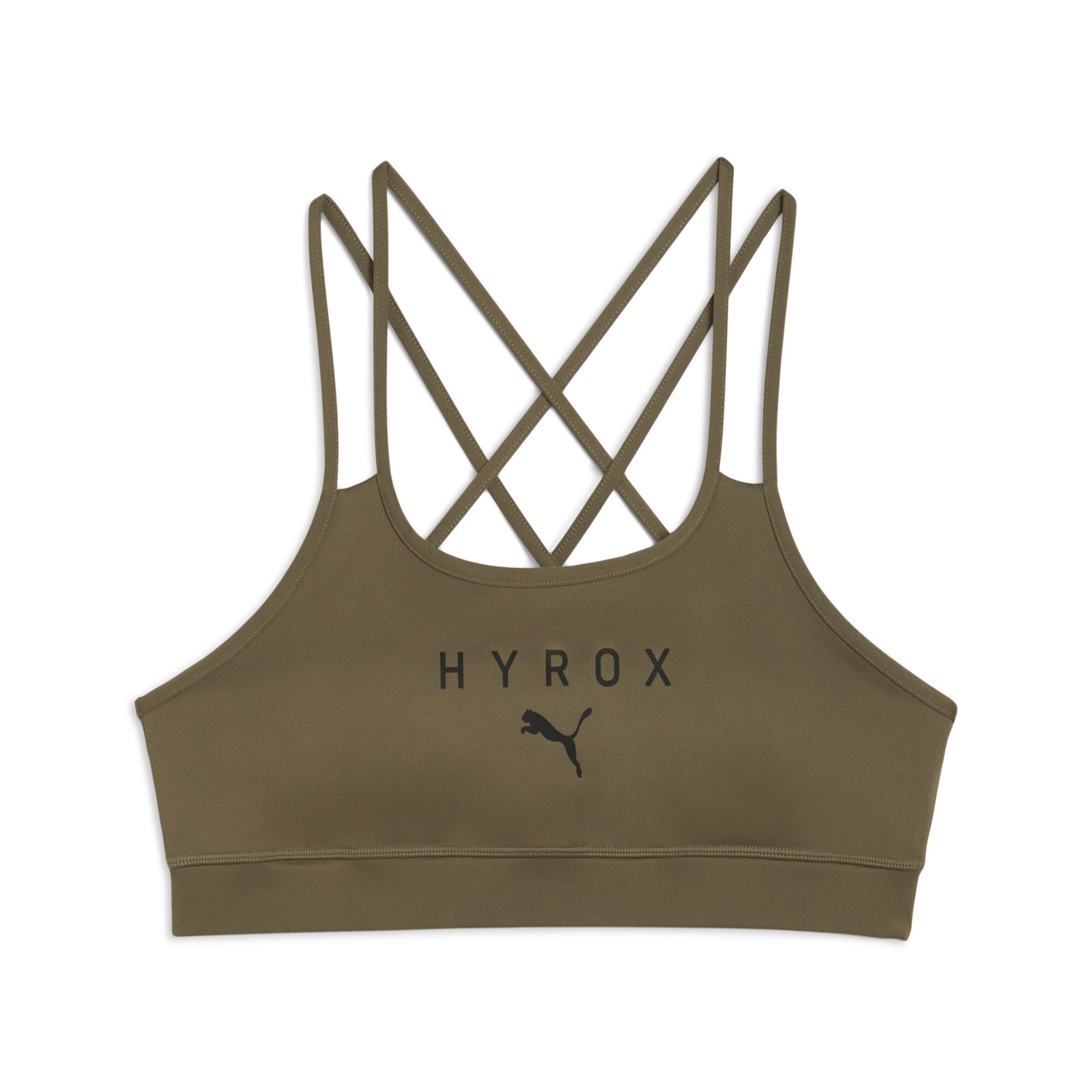 PUMA x HYROX Woman's MOVE STRAPPY BRA - Green - L
