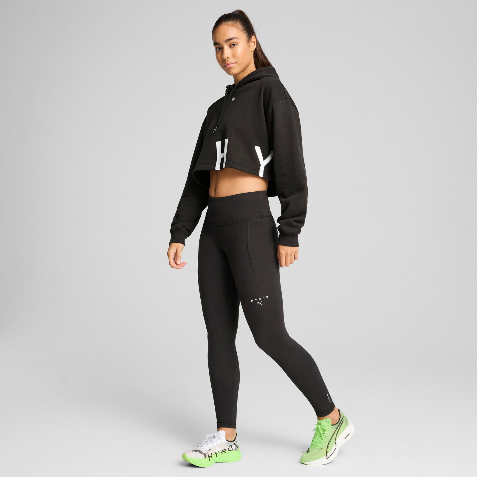 PUMA x HYROX Woman's Heavyweight Hoodie - Black - M
