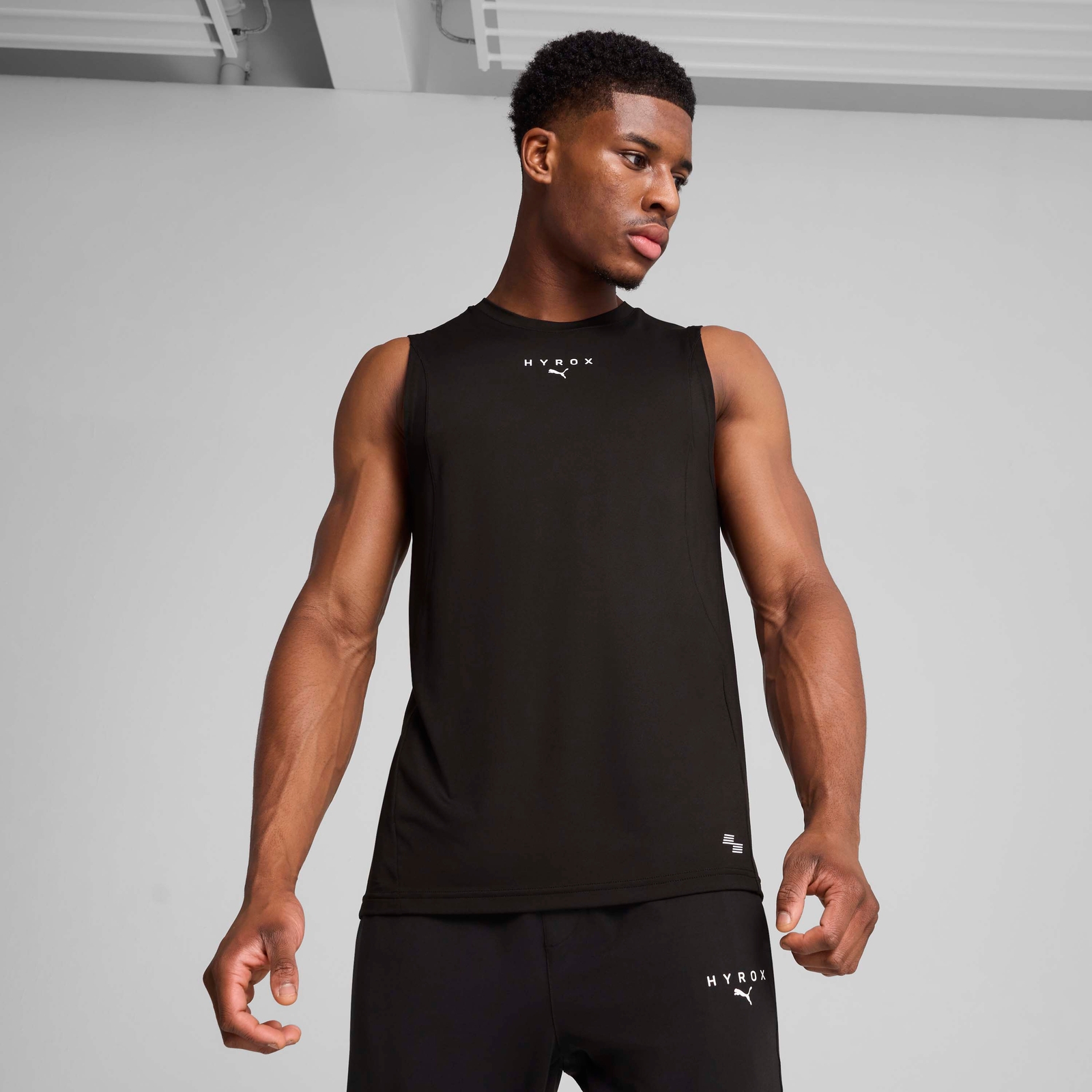 PUMA x HYROX Men's Cloudspun Tank - Black - M