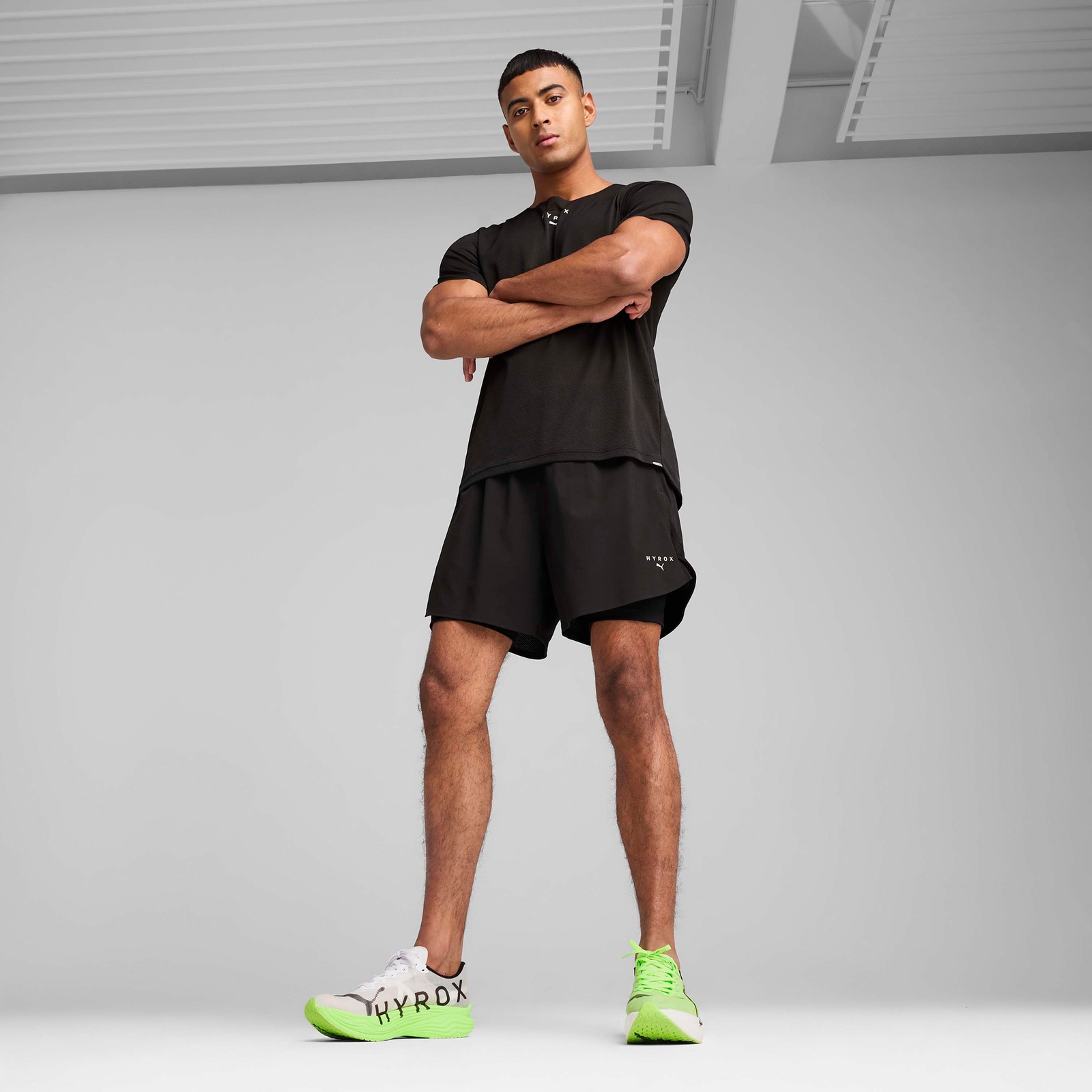 PUMA x HYROX Men's 2in1 Training Short - Black - XL