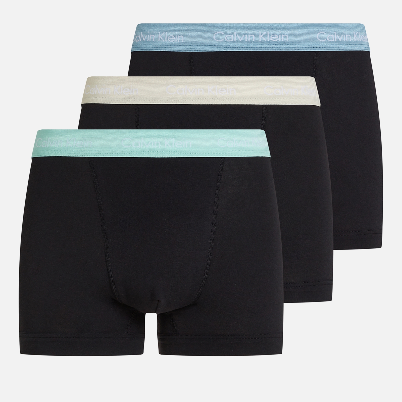 Calvin Klein Three-Pack Cotton-Blend Jersey Boxers - L