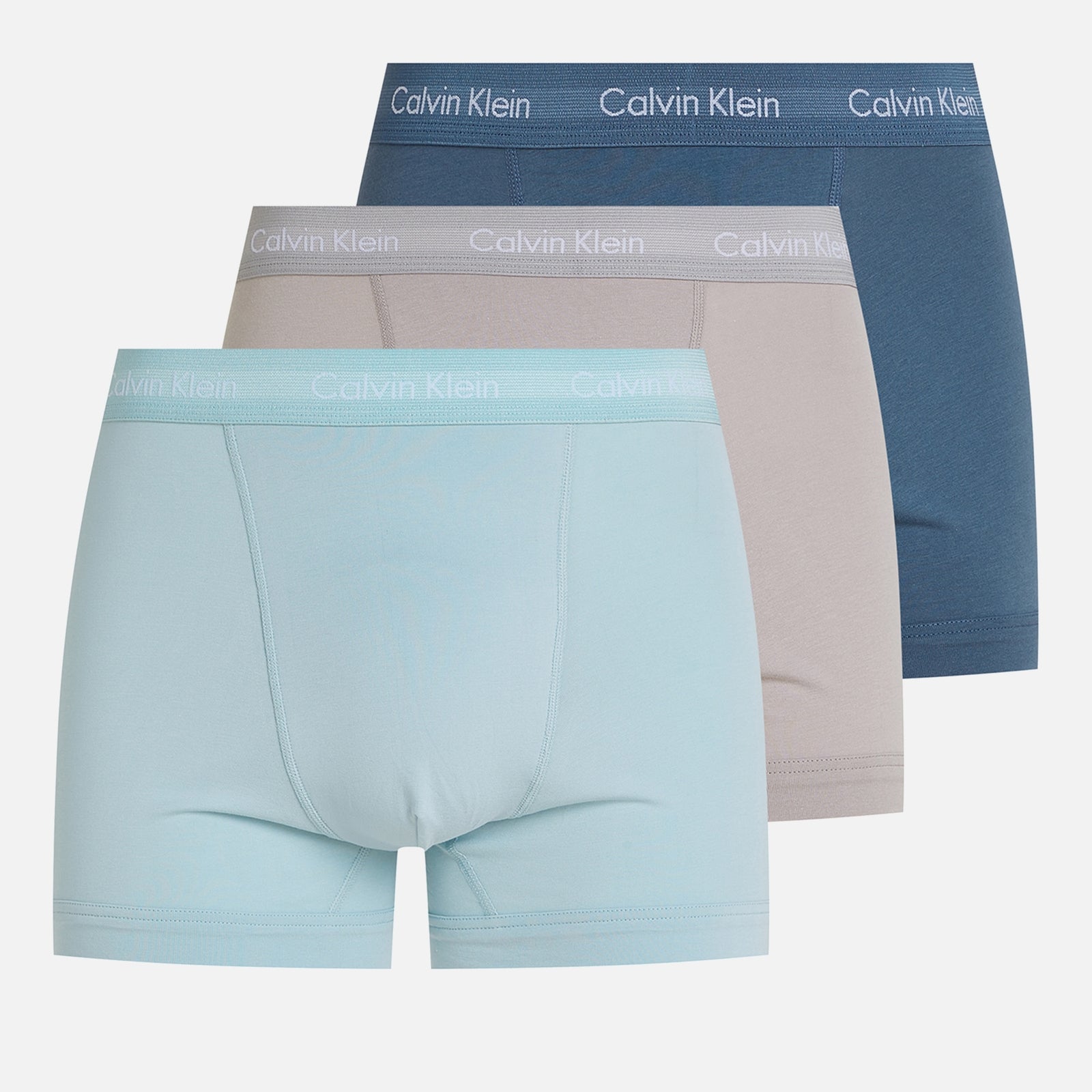 Calvin Klein Men's Three-Pack Cotton-Blend Jersey Boxers - S
