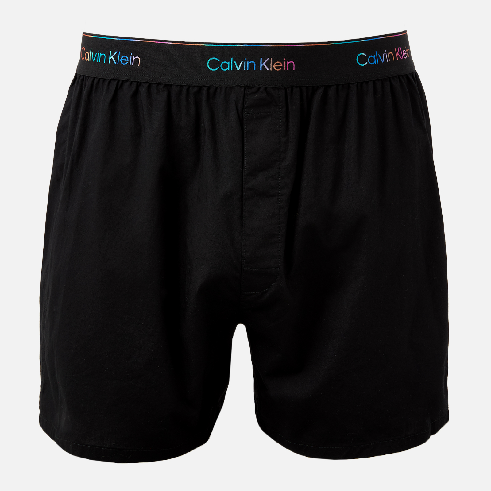 Calvin Klein Pride Lounge Cotton-Poplin Boxer Shorts - M