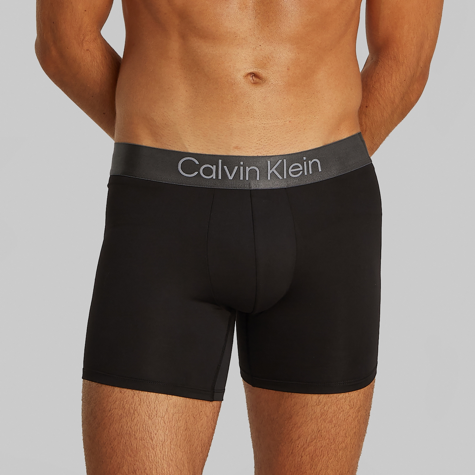 Calvin Klein 3-Pack Brushed Cotton-Blend Jersey Boxer Briefs - M