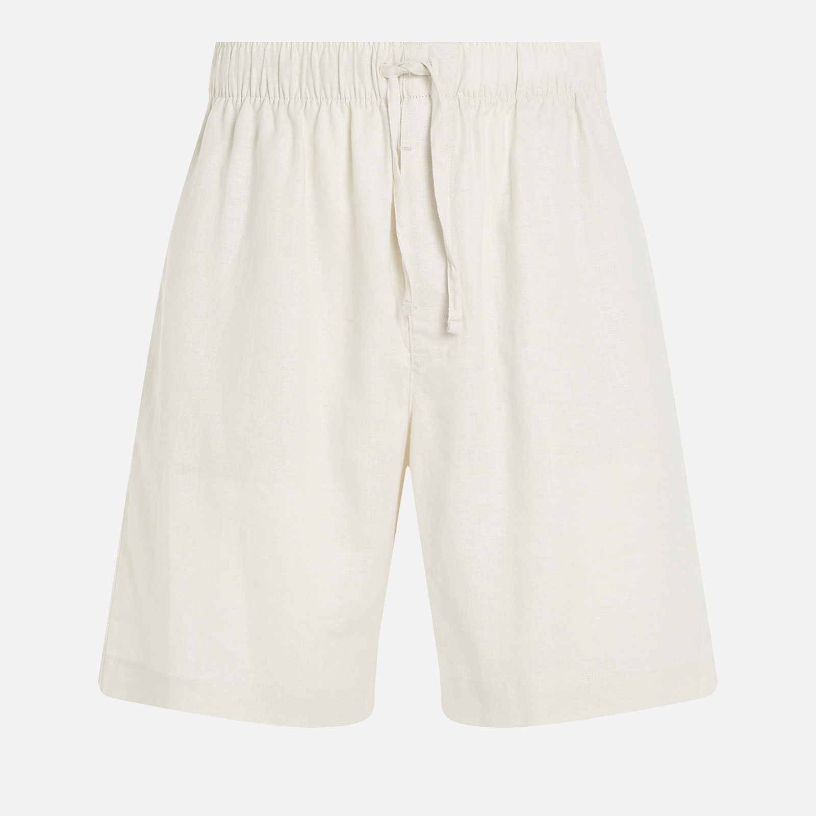 Calvin Klein Linen-Blend Sleep Shorts - L