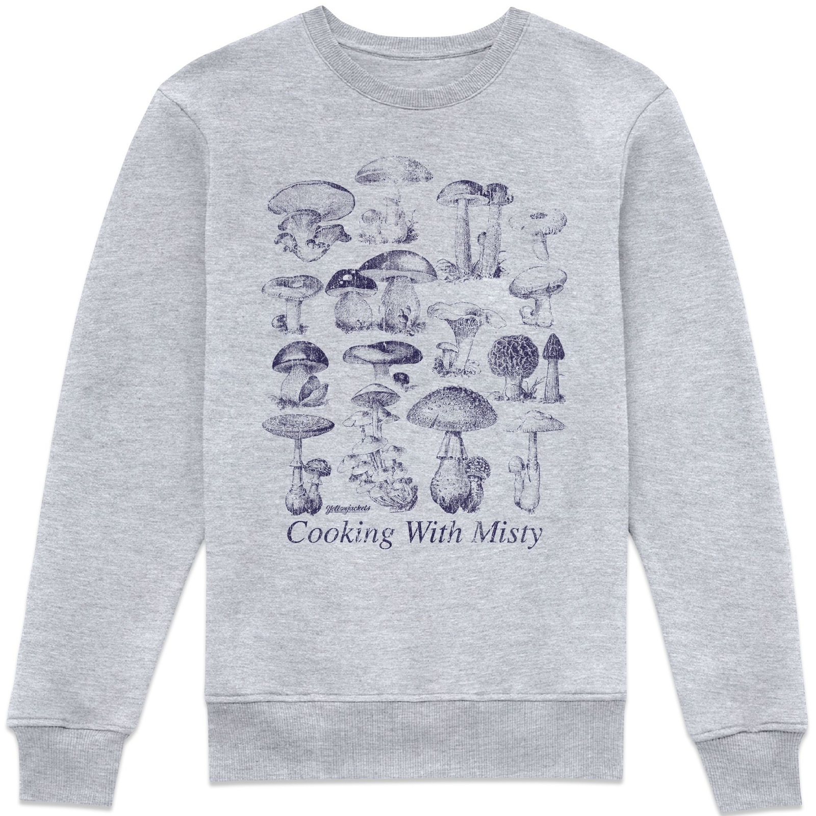Yellow Jackets Shrooms Sweatshirt - Grey - L