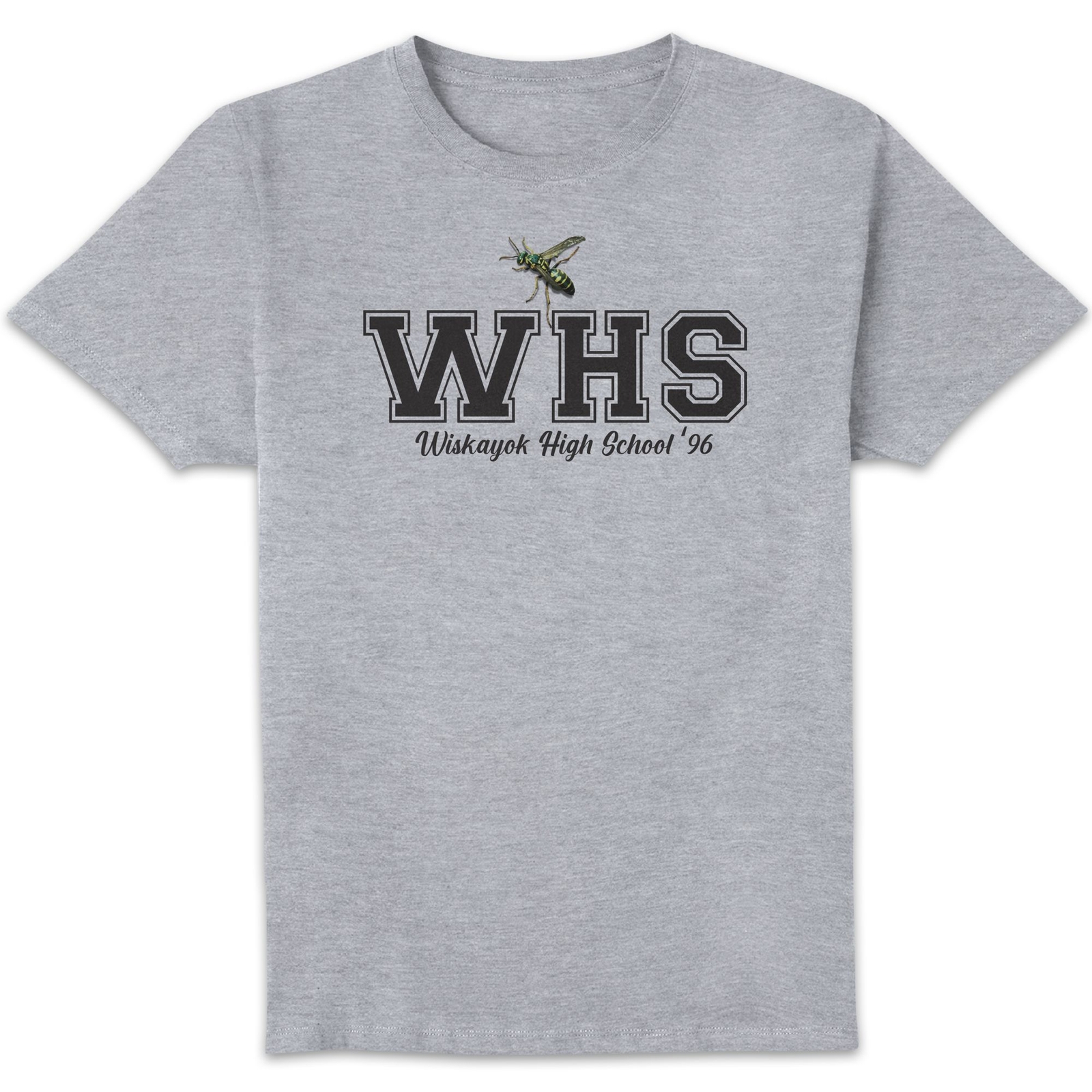 Yellow Jackets Wiskayok High School Unisex T-Shirt - Grey - 5XL