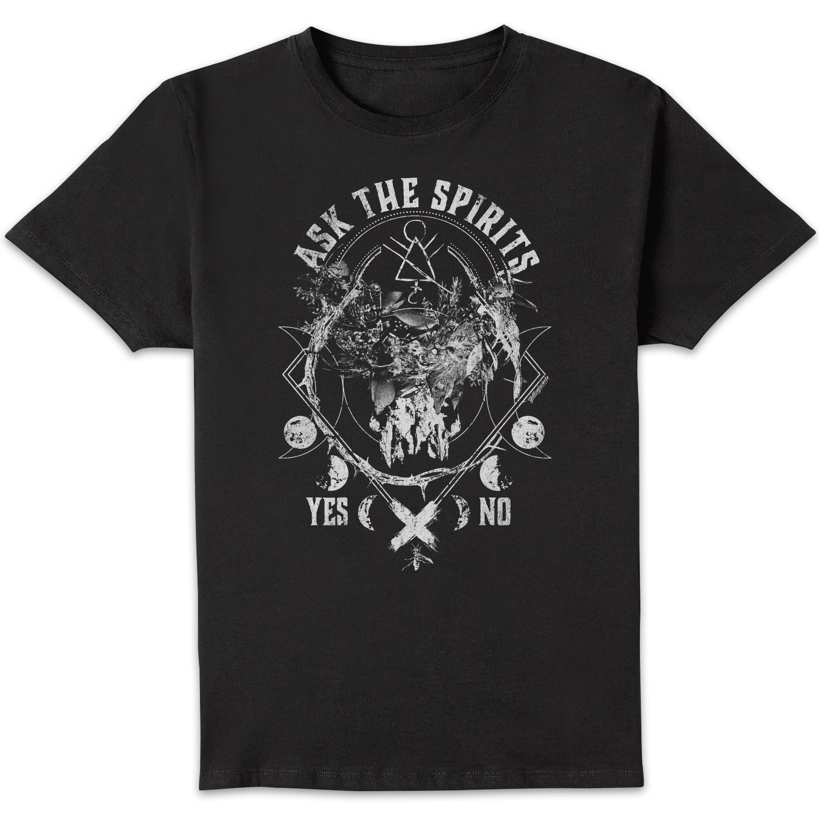 Yellow Jackets Ask The Spirits Unisex T-Shirt - Black - XL
